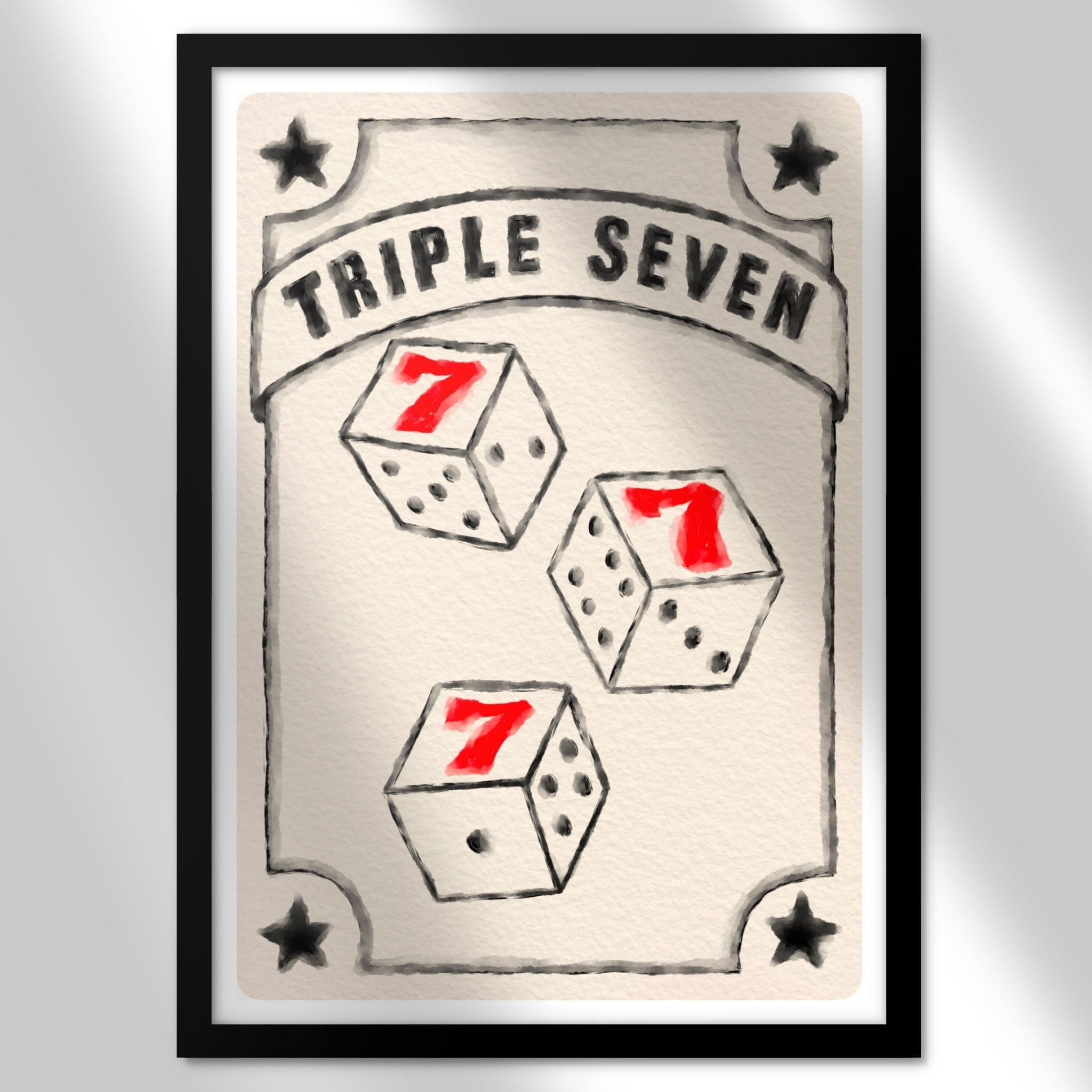 Triple Seven - Art Print