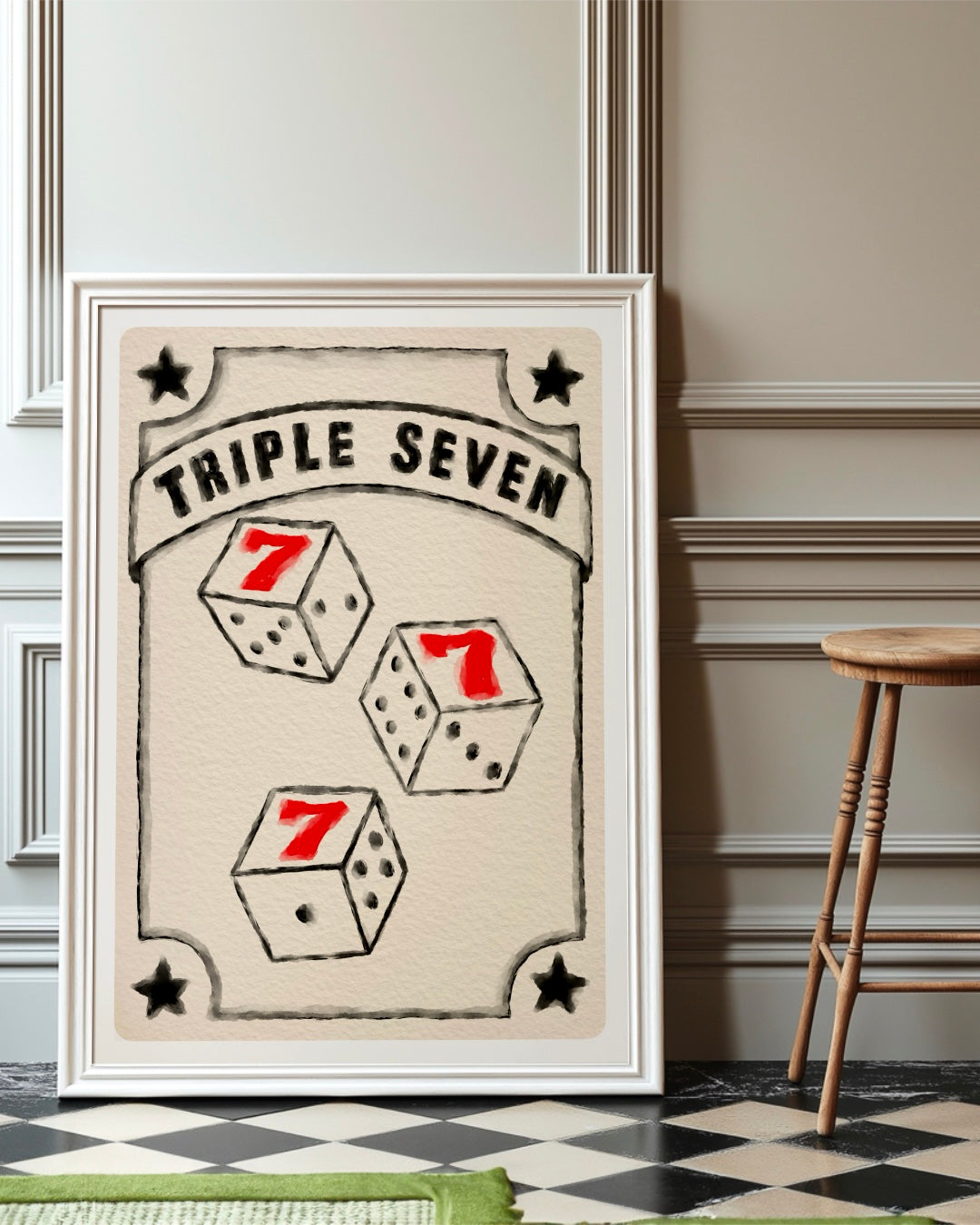 Triple Seven - Art Print