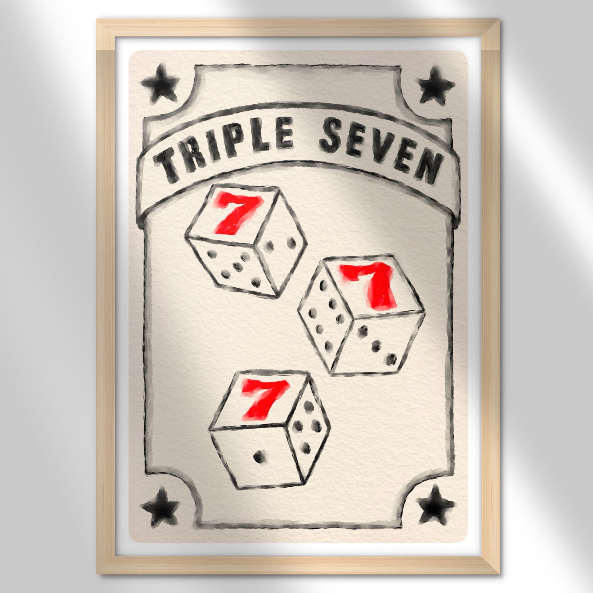 Triple Seven - Art Print