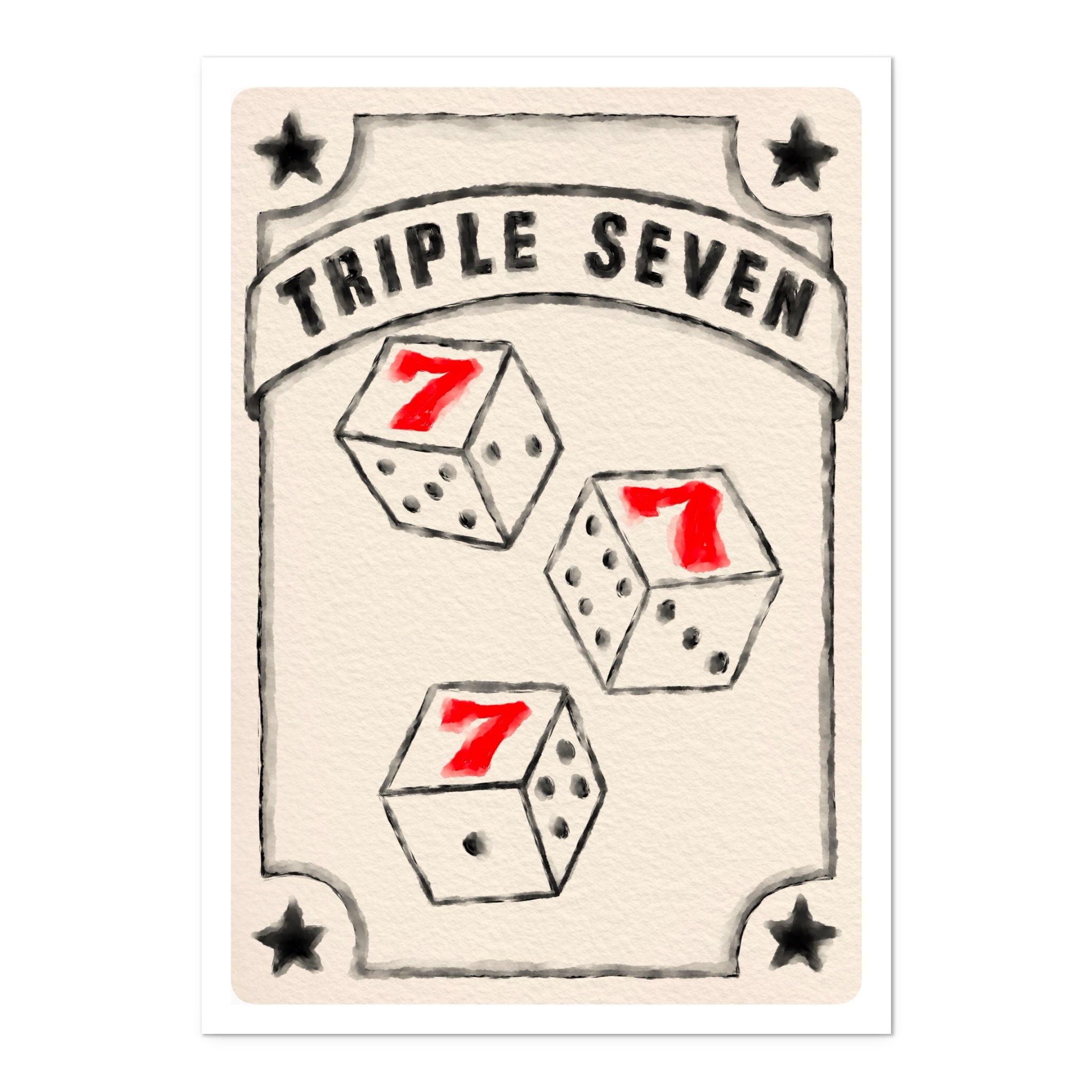 Triple Seven - Art Print