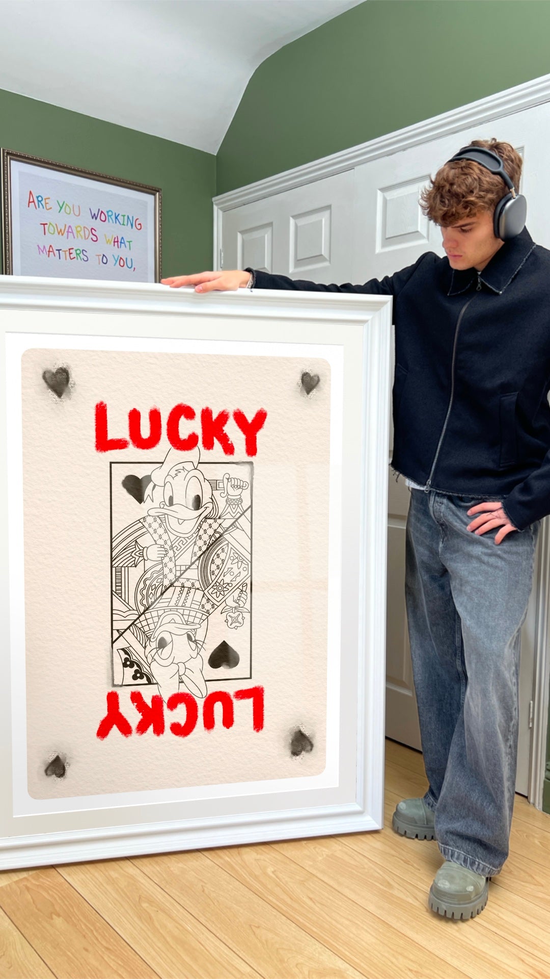 Lucky Playing Card - Art Print