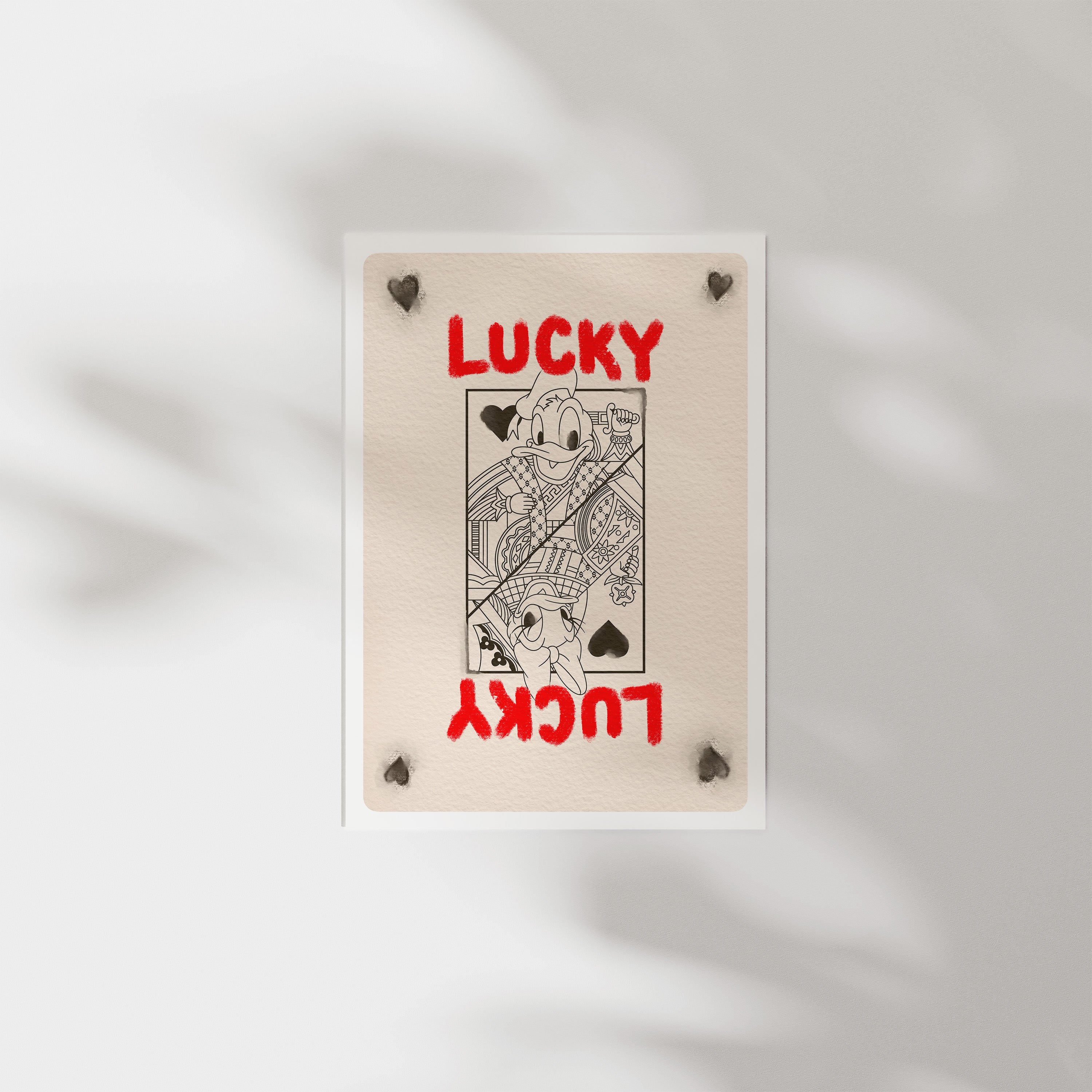 Lucky Playing Card - Art Print