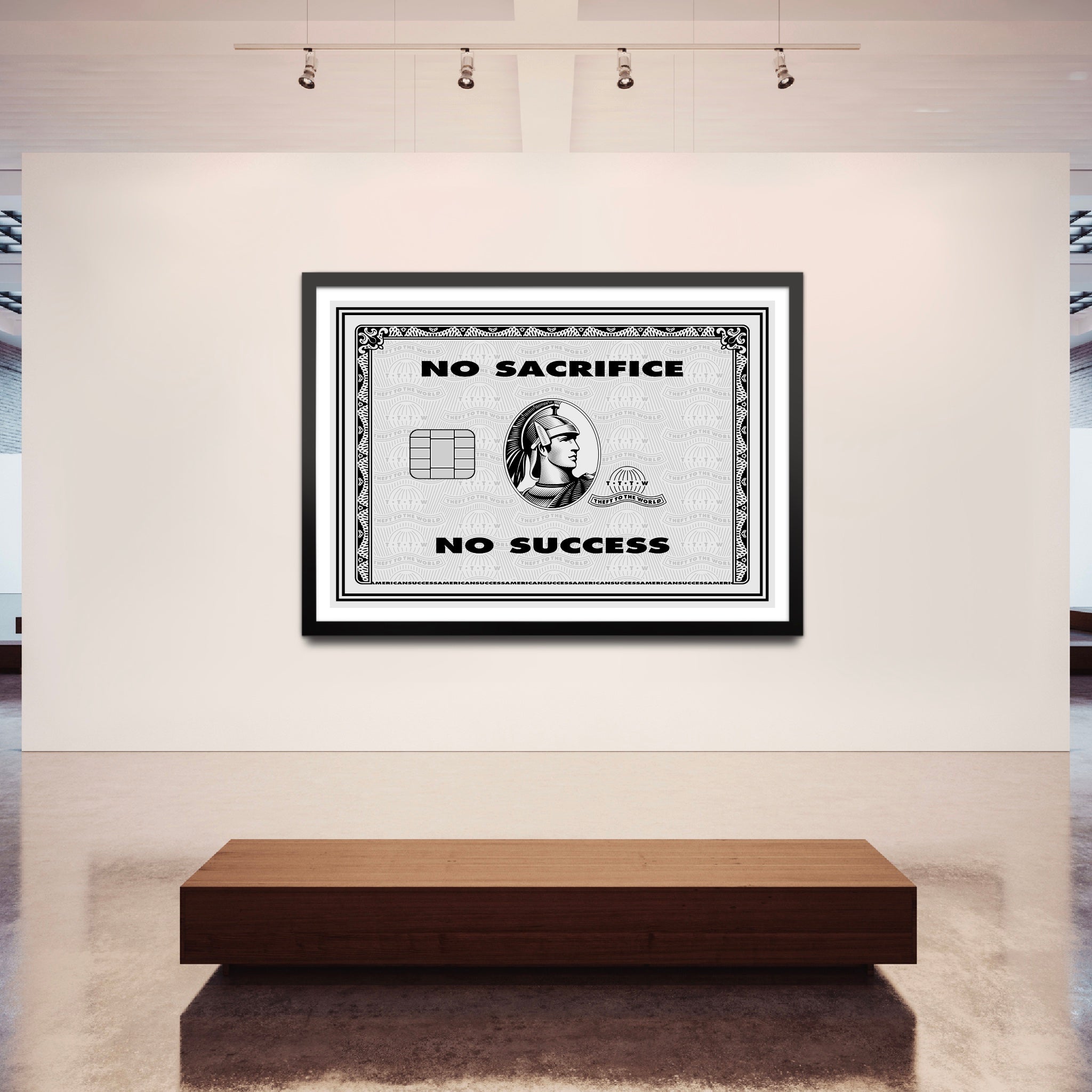 No Sacrifice, No Success 002 - Art Print