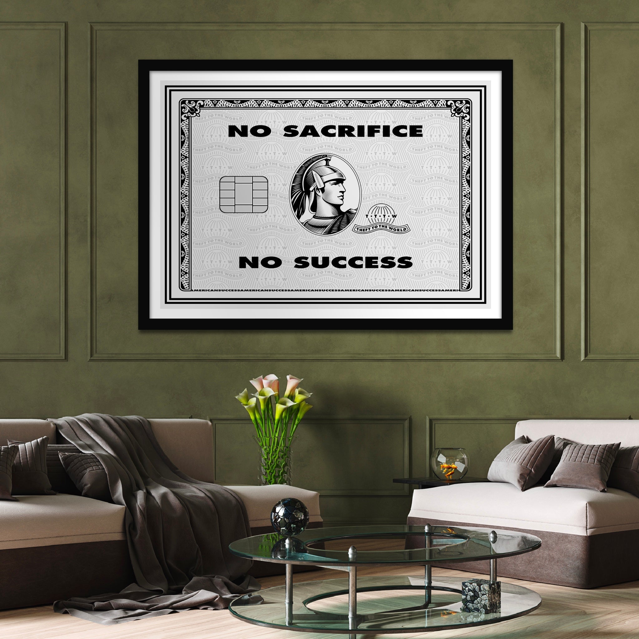 No Sacrifice, No Success 002 - Art Print