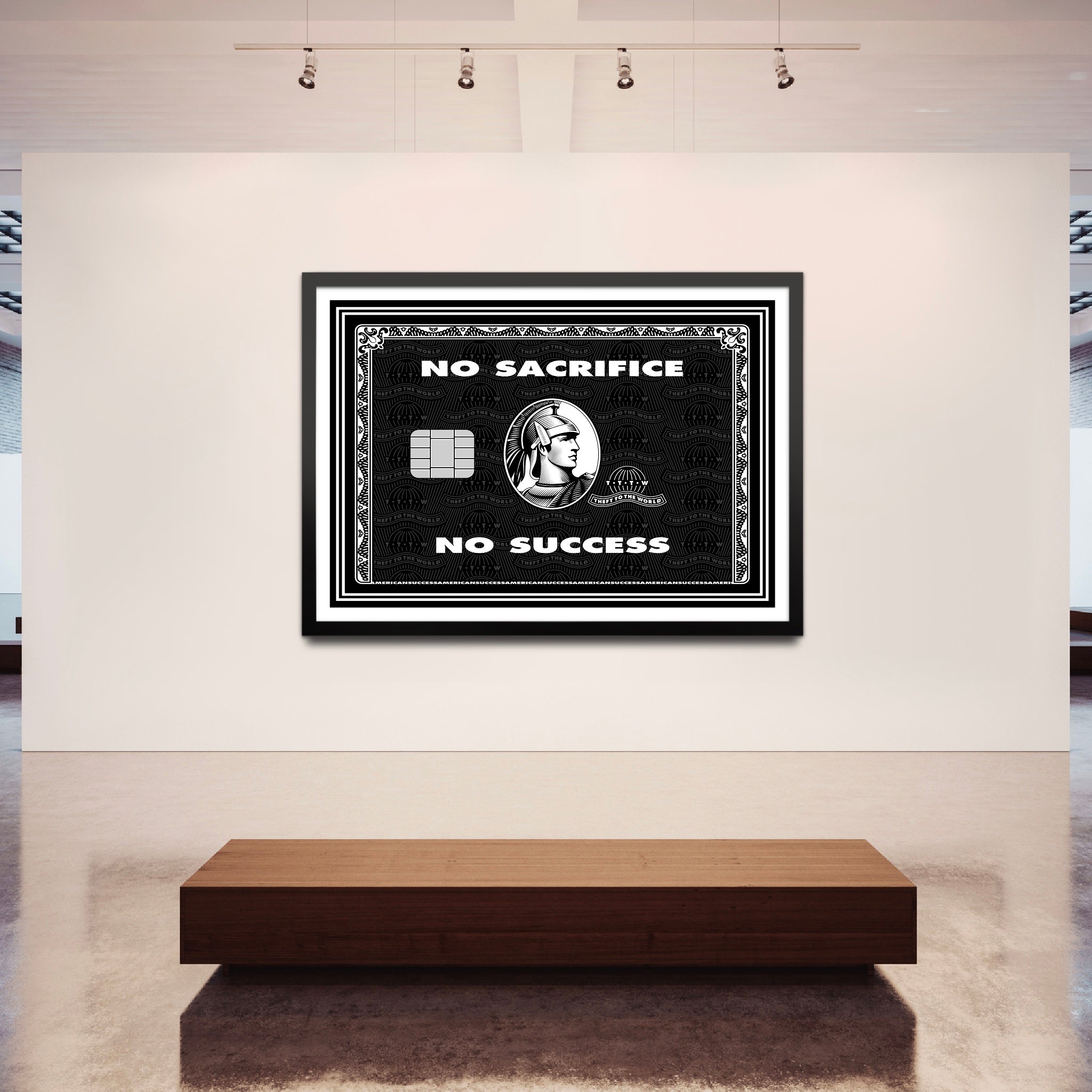No Sacrifice No Success 001 - Art Print