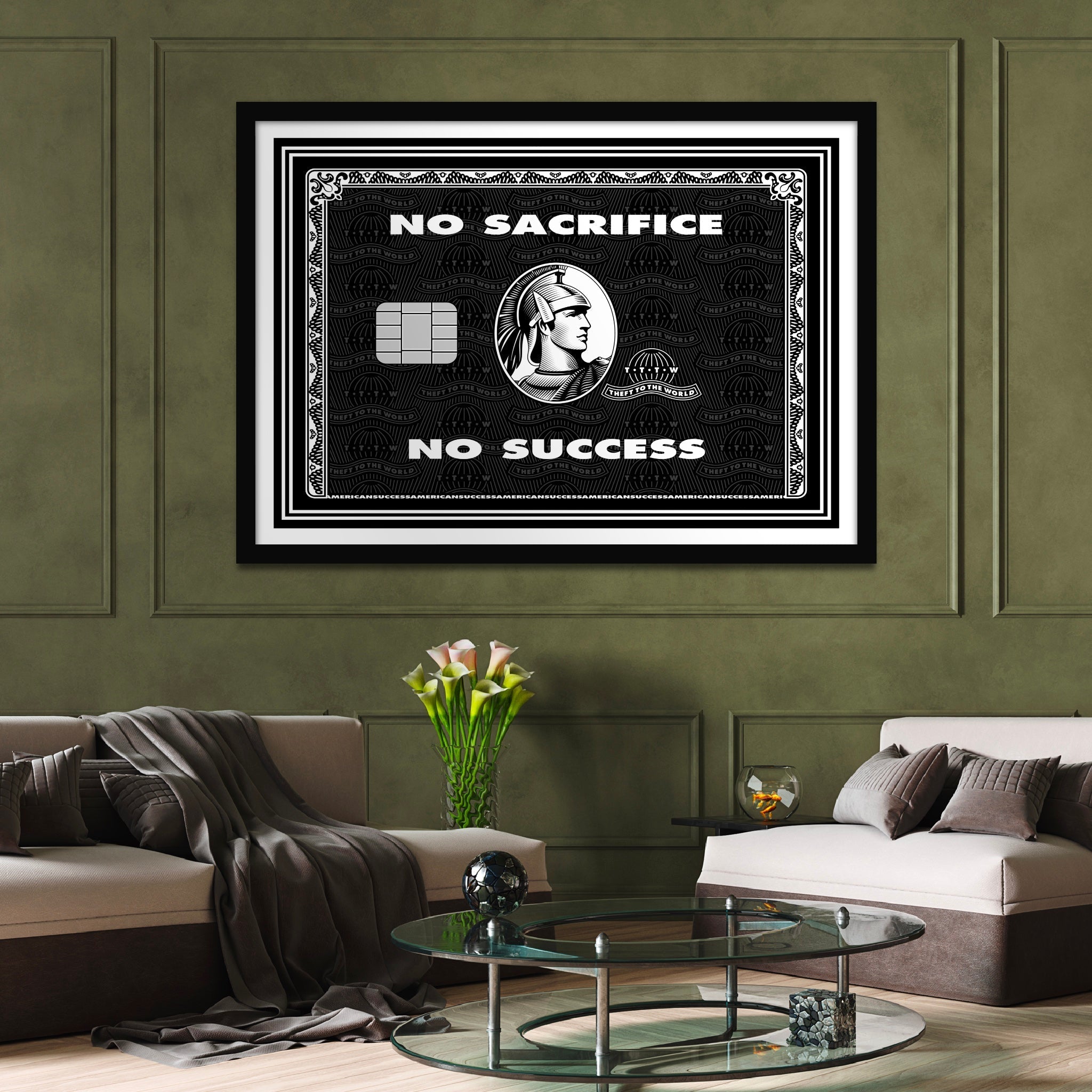 No Sacrifice No Success 001 - Art Print