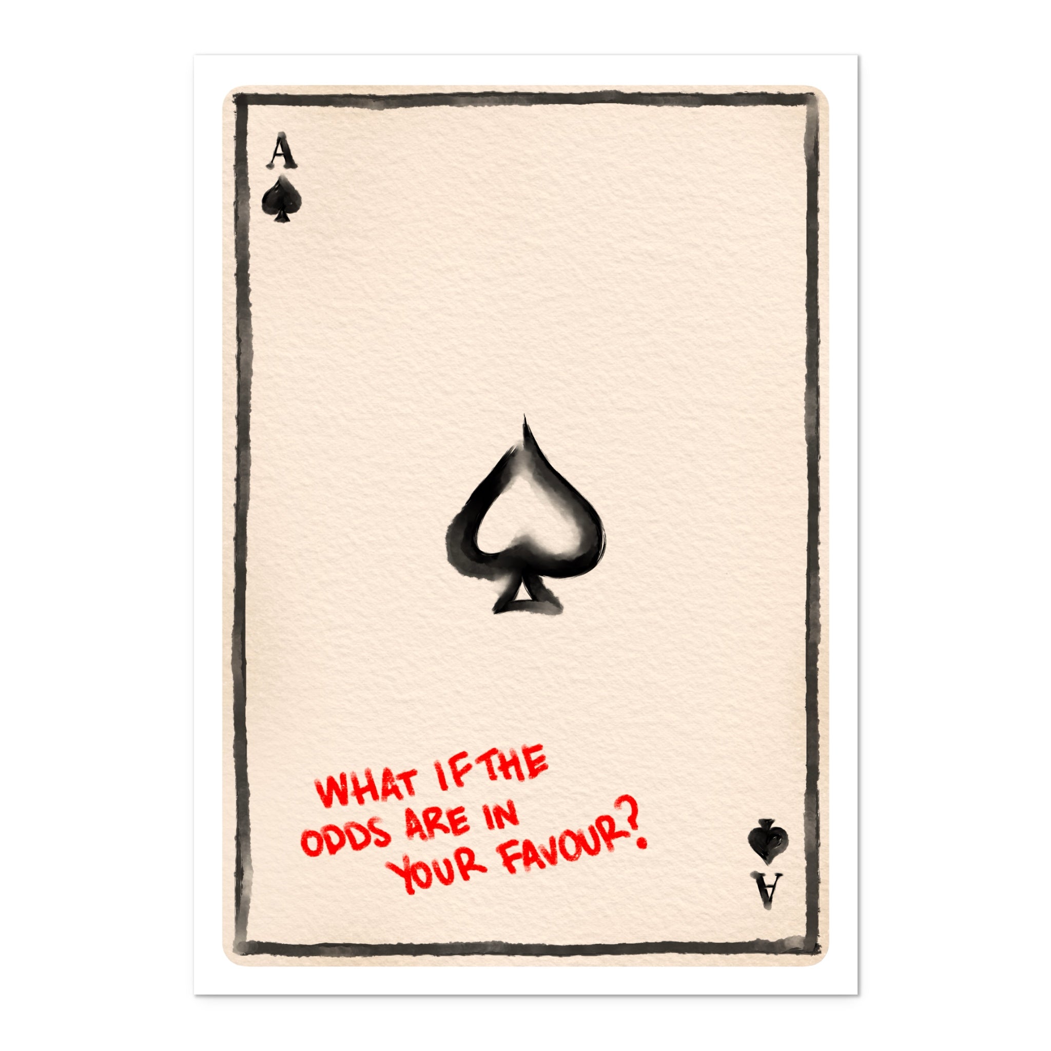 Play The Odds - Art Print
