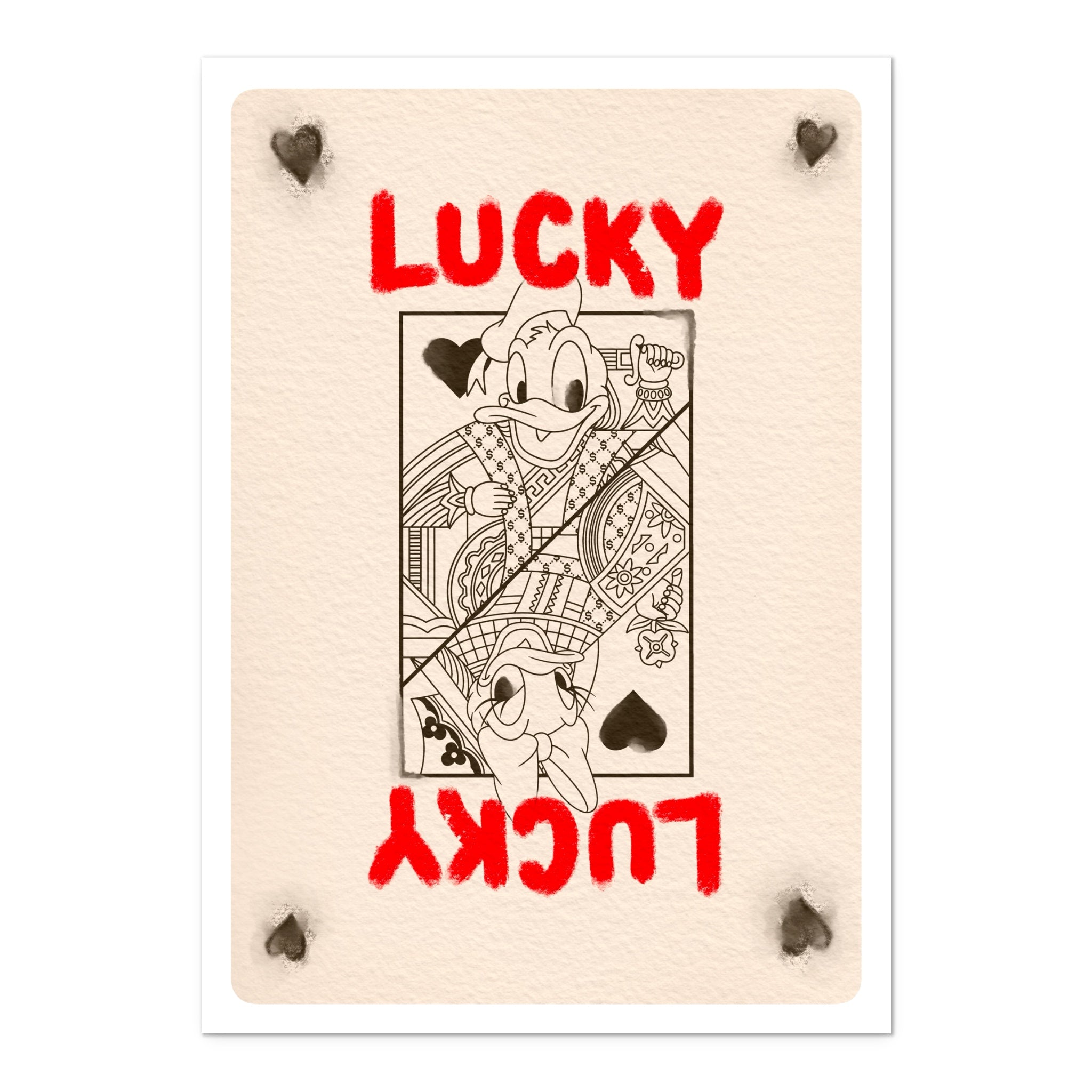 Lucky Playing Card - Art Print