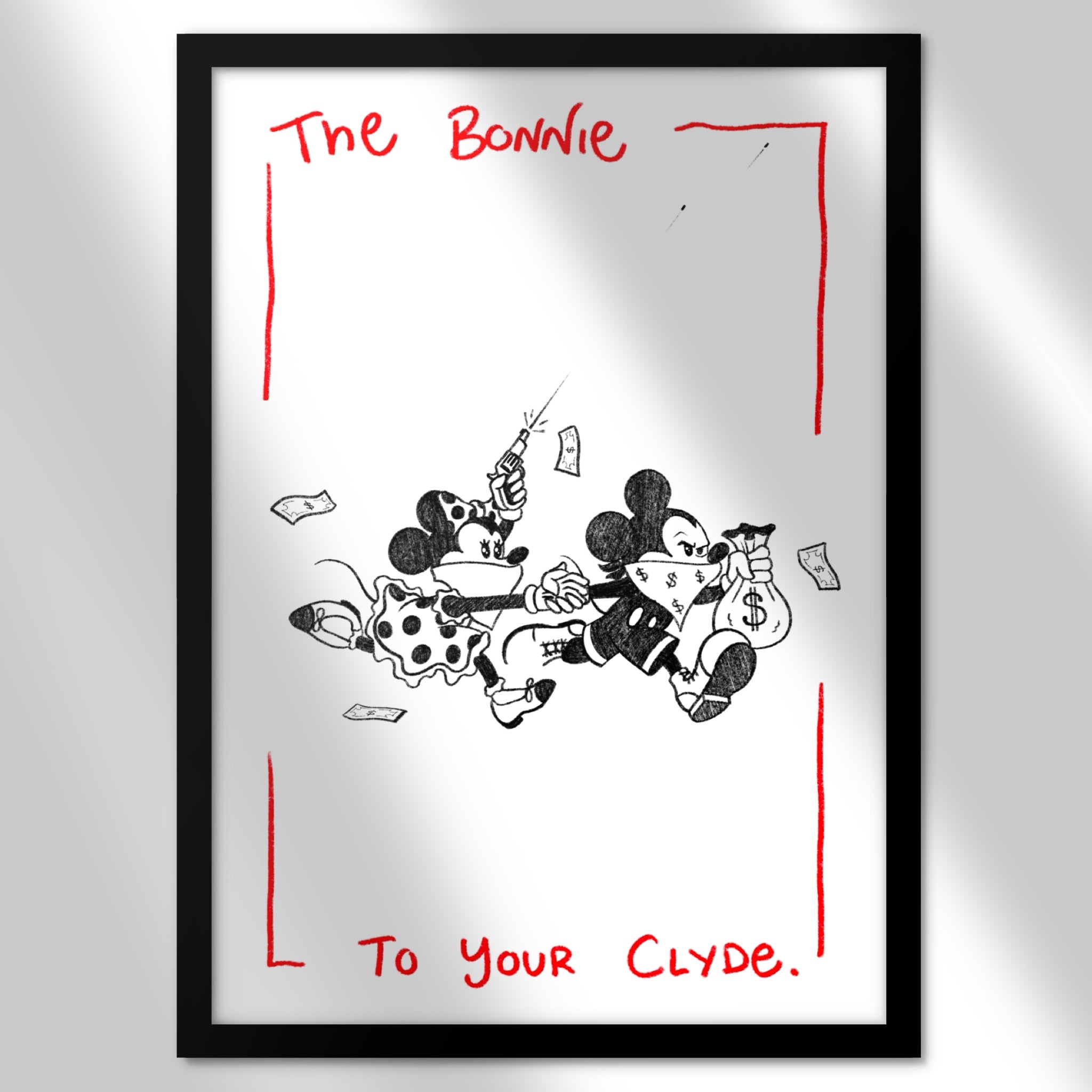 Bonnie & Clyde - Art Print