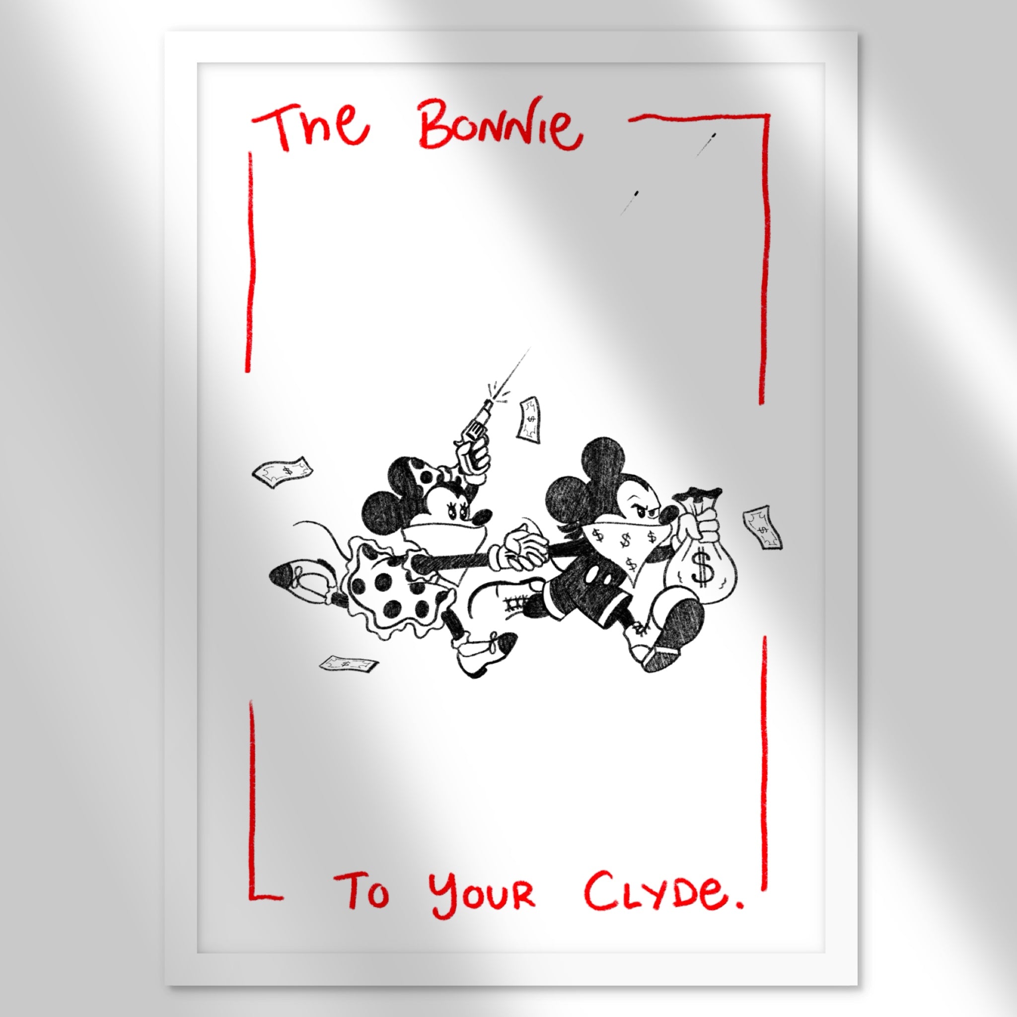 Bonnie & Clyde - Art Print