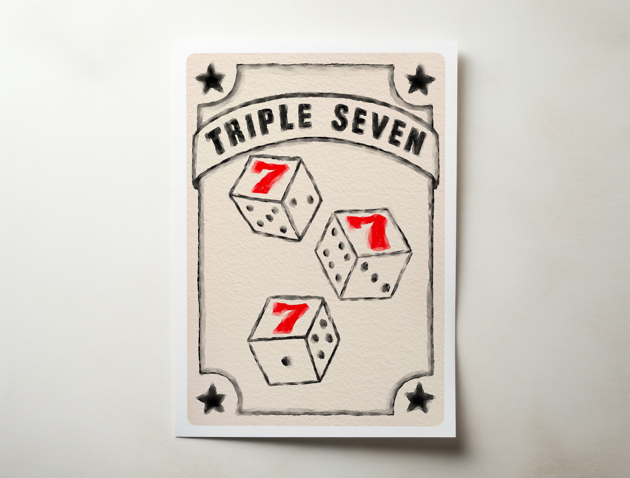Triple Seven - Art Print