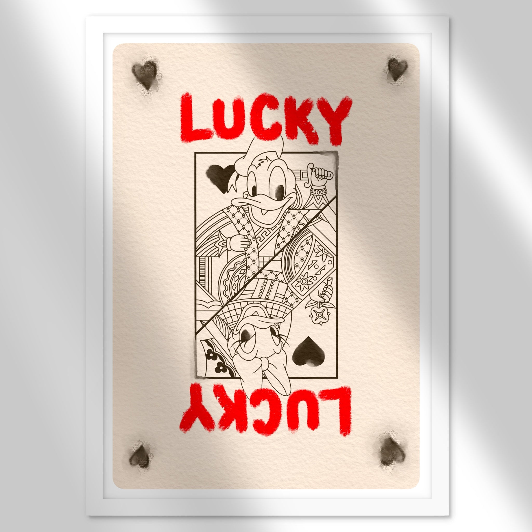 Lucky Playing Card - Art Print