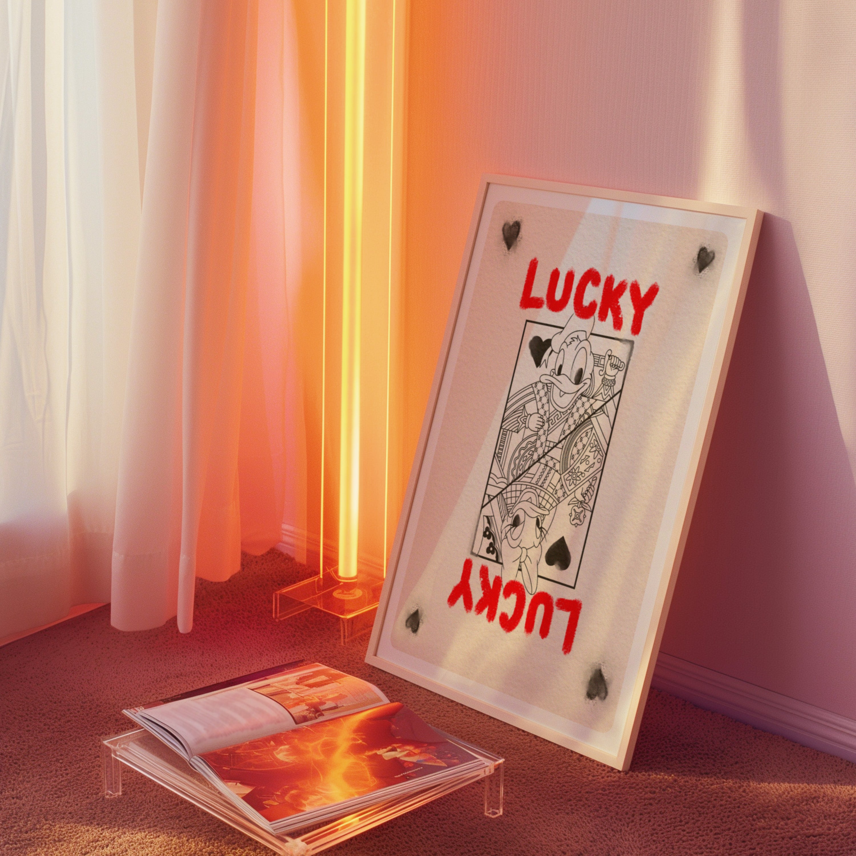 Lucky Playing Card - Art Print
