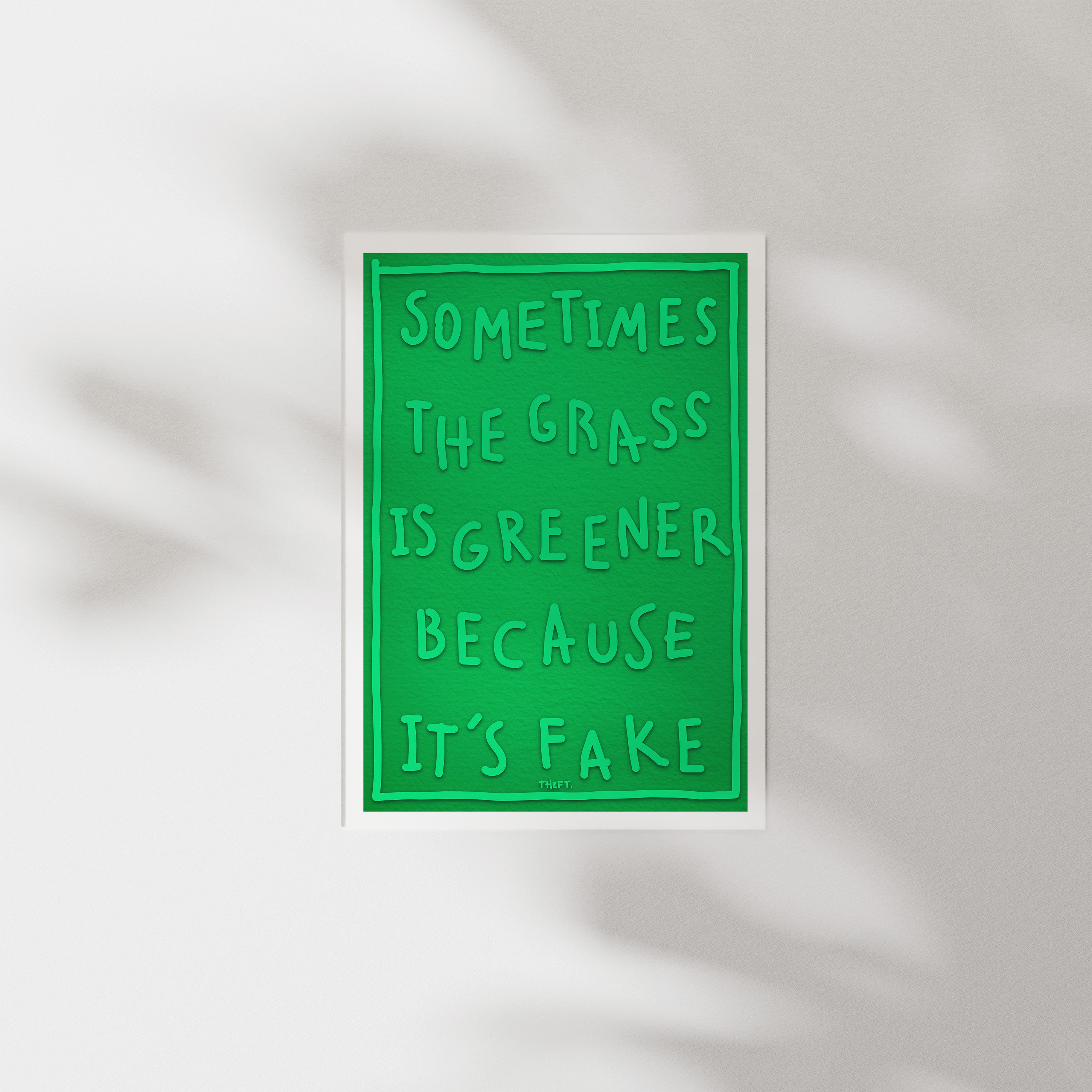 Greener Grass - Art Print