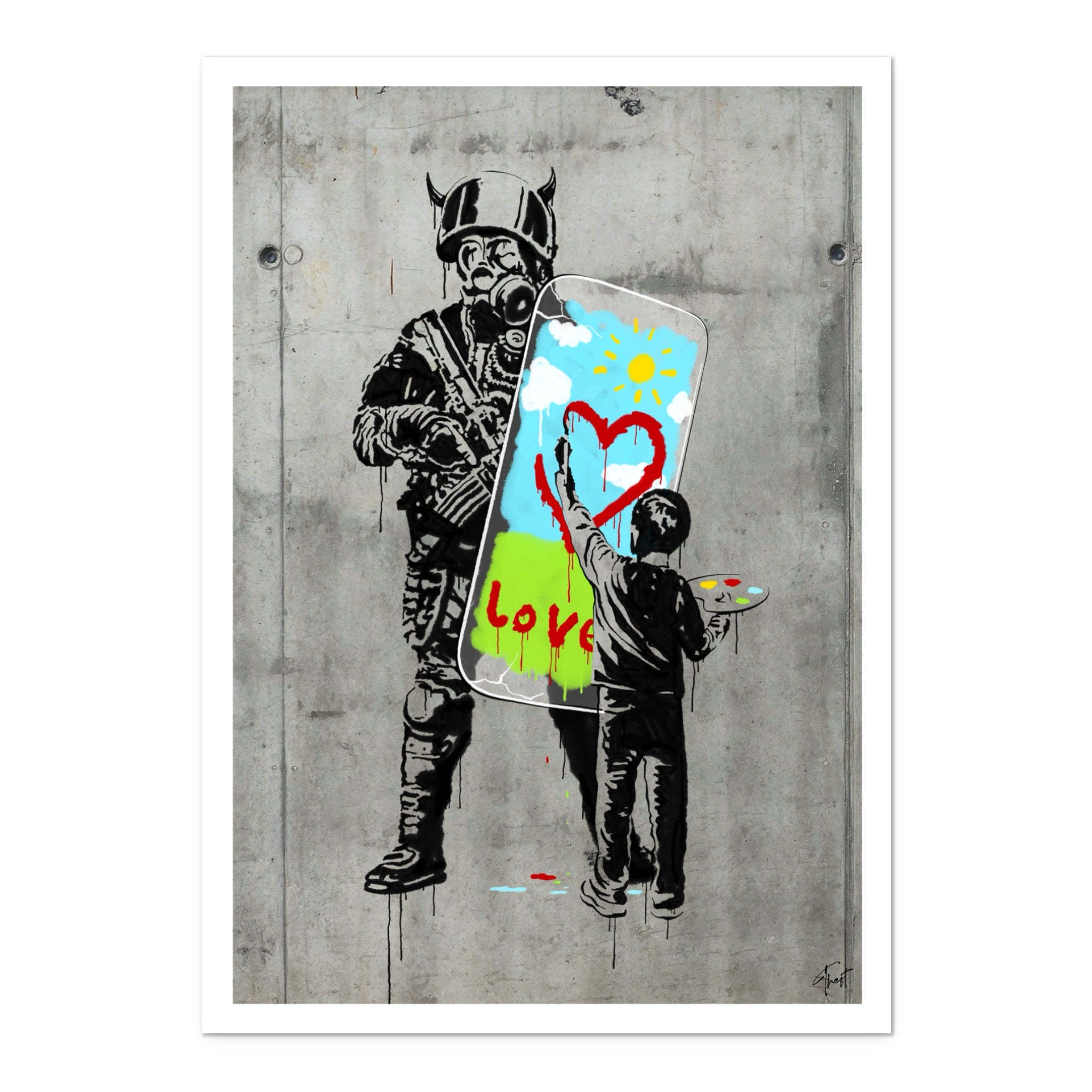 Art Not War - Art Print