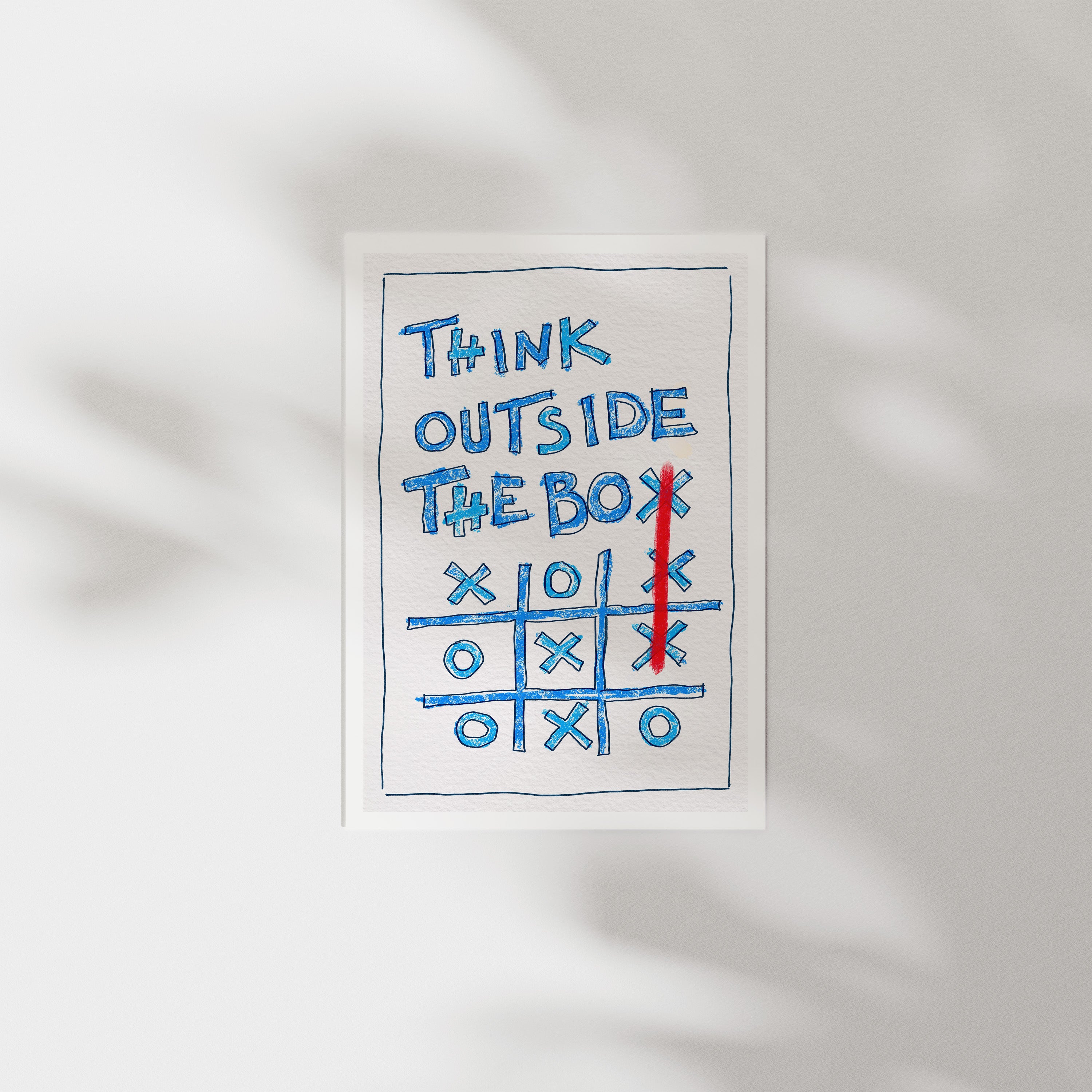 Think Outside The Box - Art Print