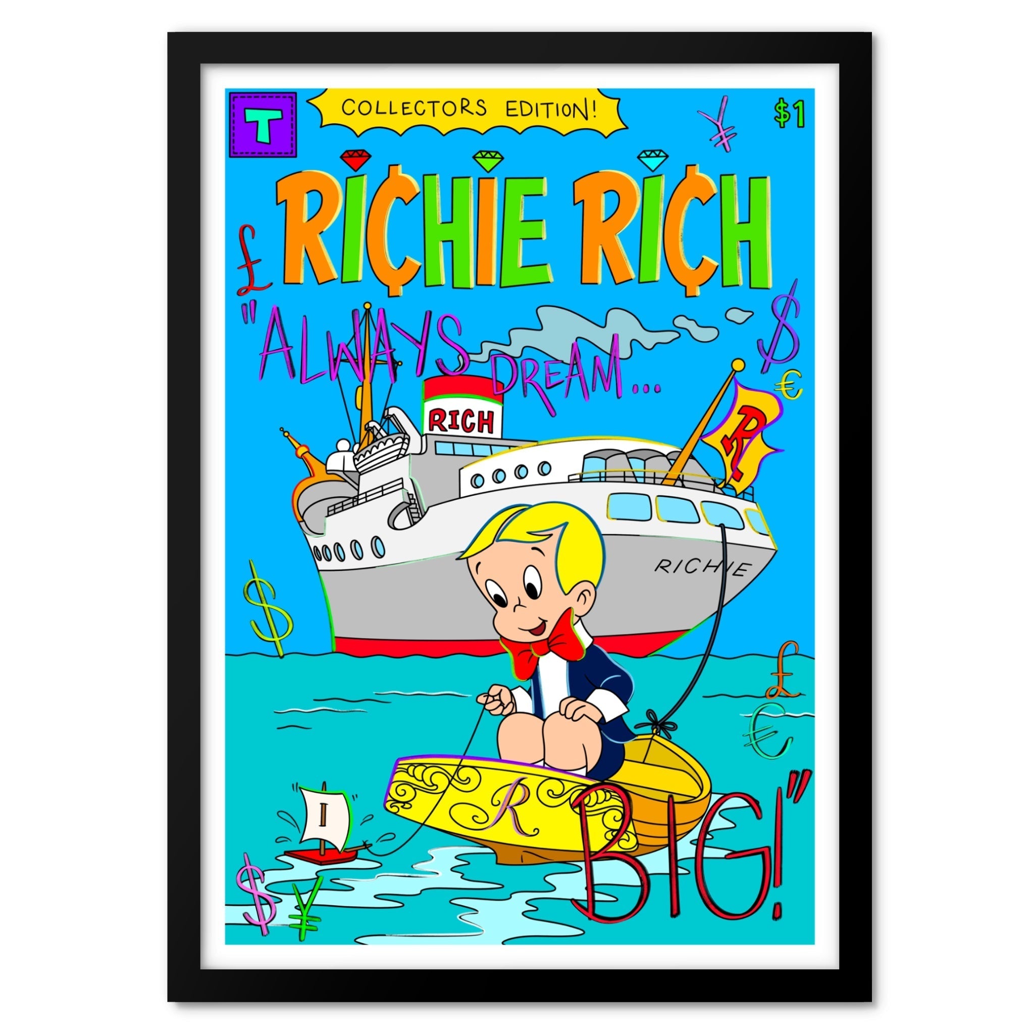 Richie Comic 001 Art Print