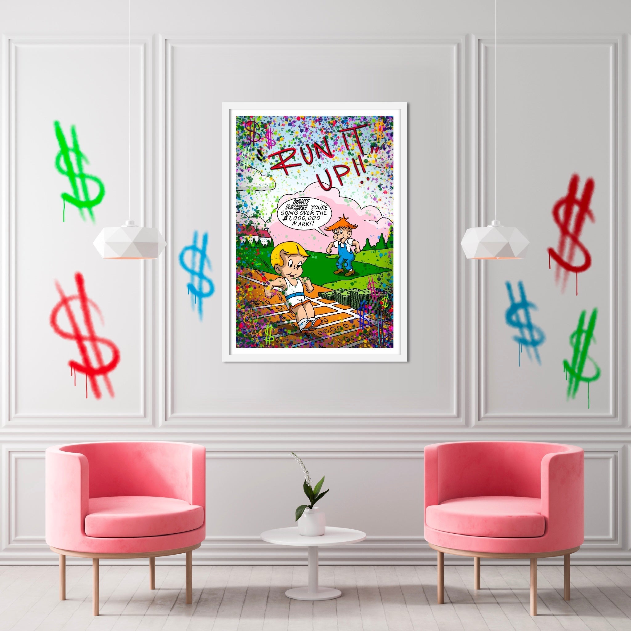 Run It Up Art Print