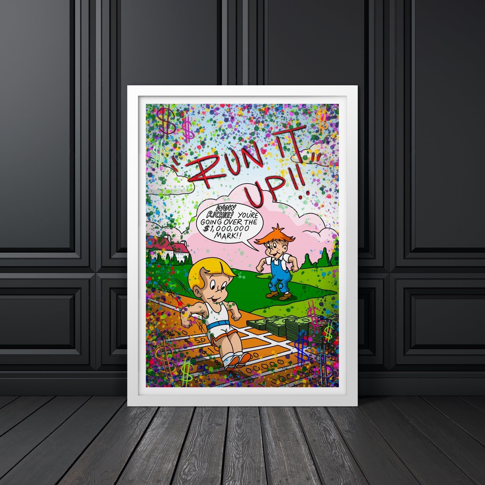 Run It Up Art Print