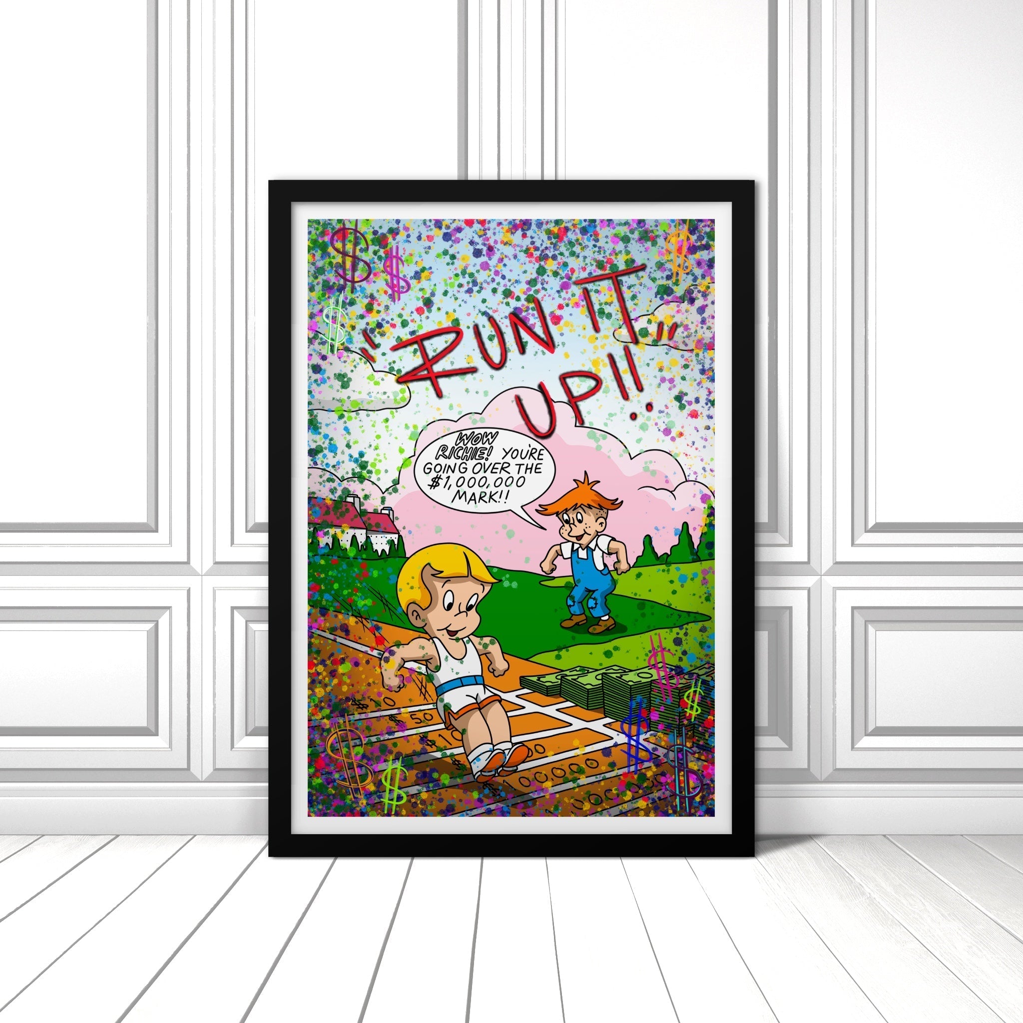 Run It Up Art Print