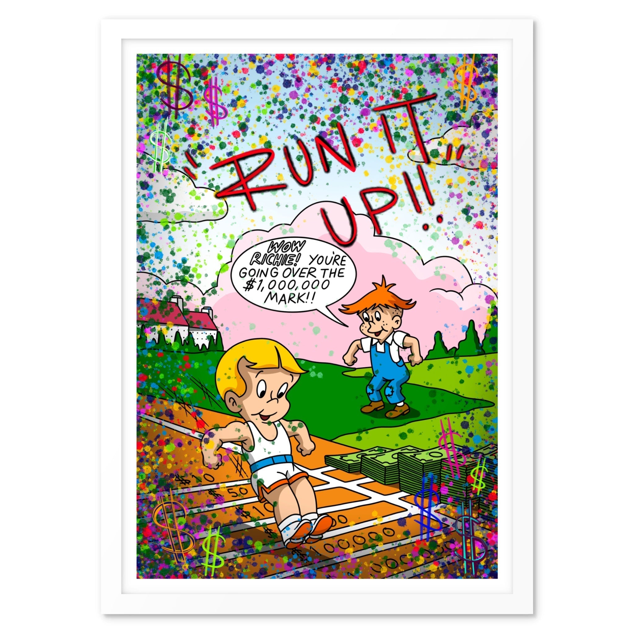 Run It Up Art Print
