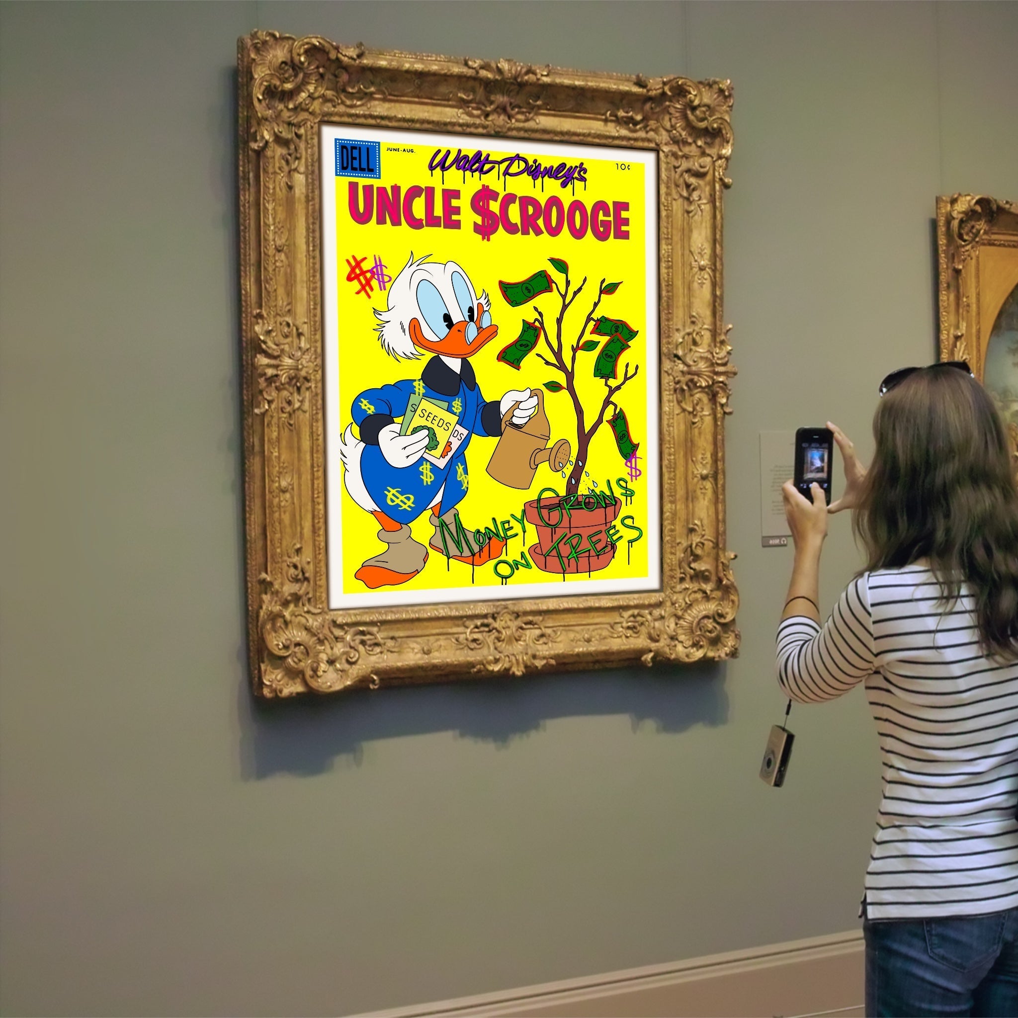 Scrooge Comic 001 Art Print