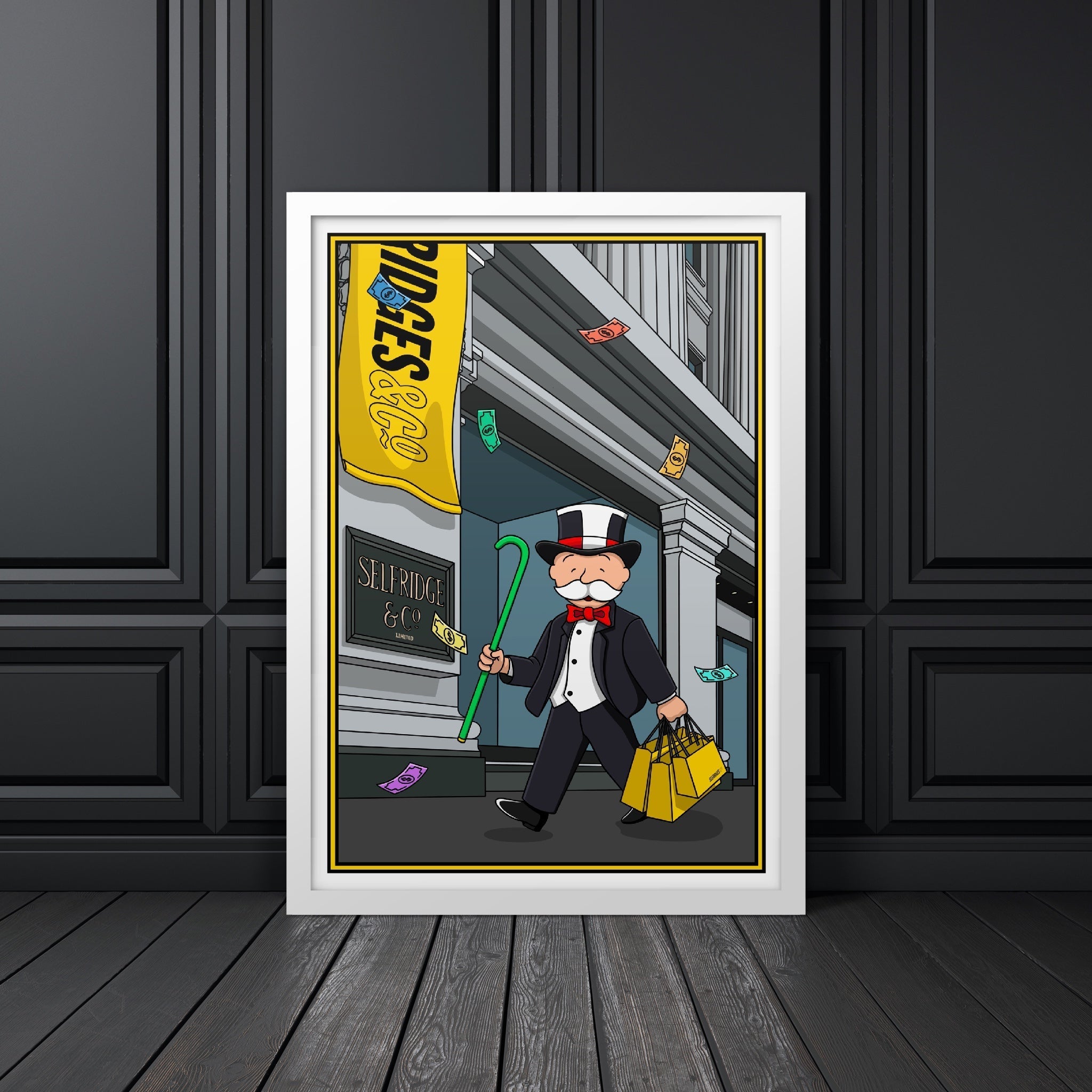 Selfridges Monop Art Print