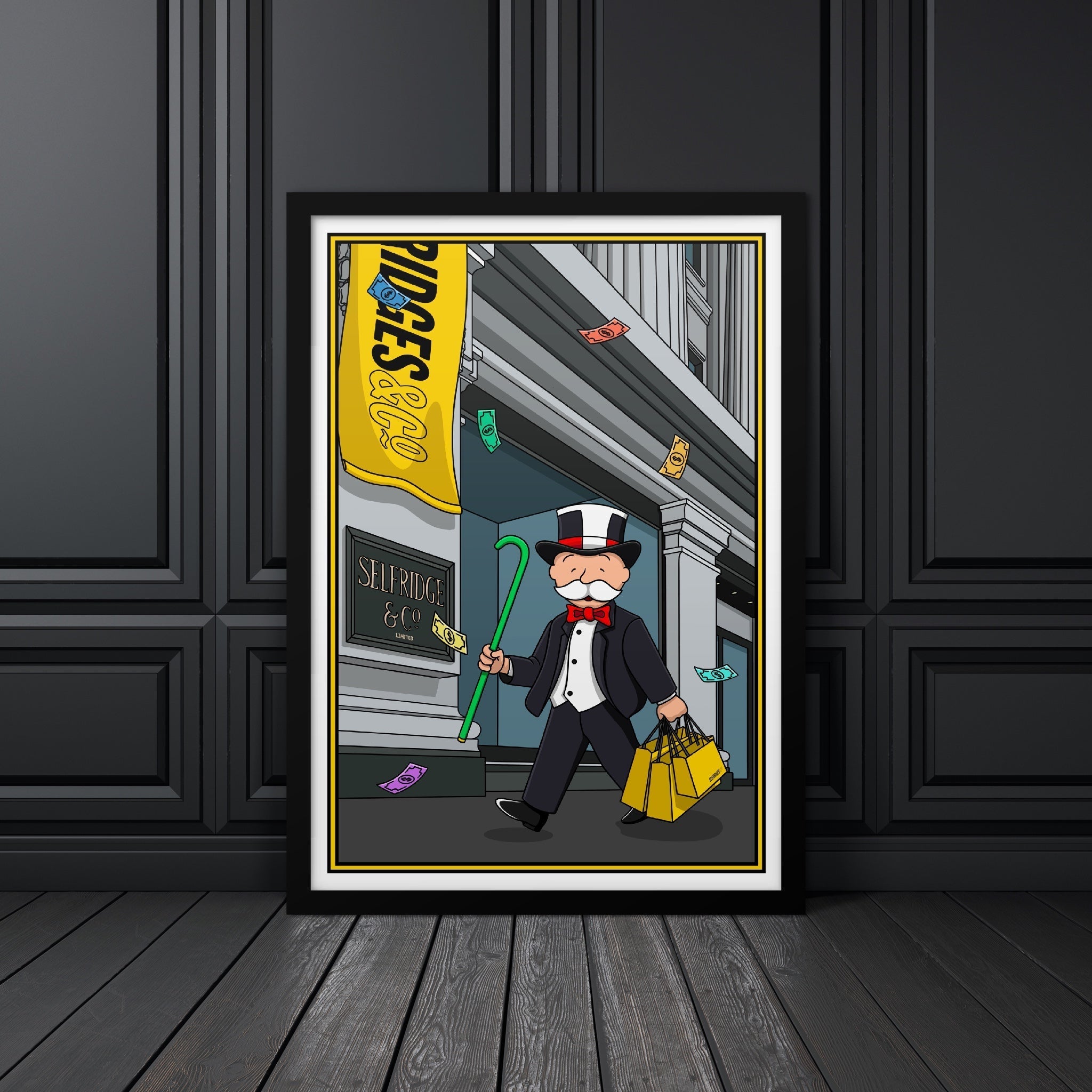 Selfridges Monop Art Print