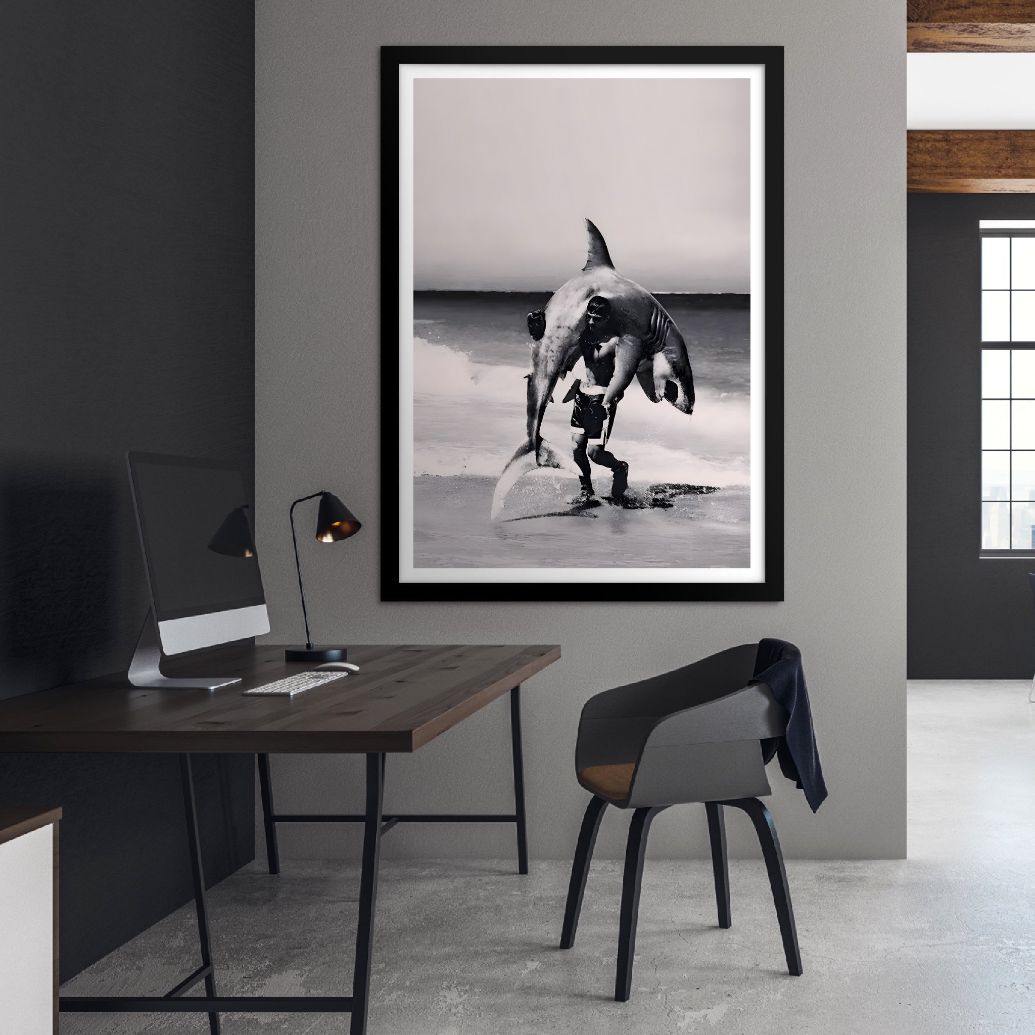 Shark Attack - Art Print