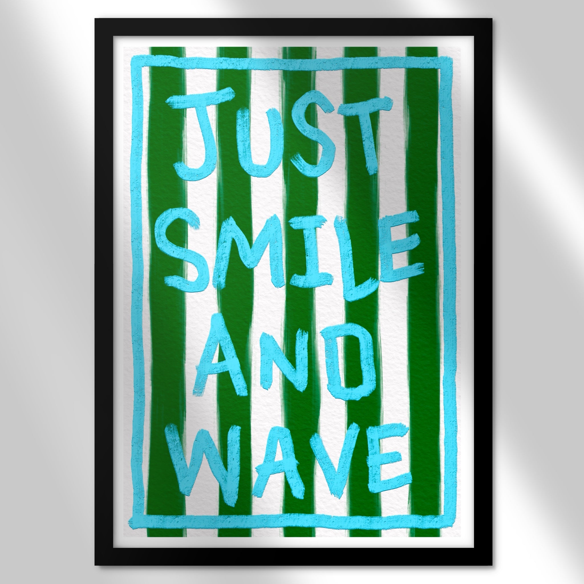 Smile And Wave - Art Print