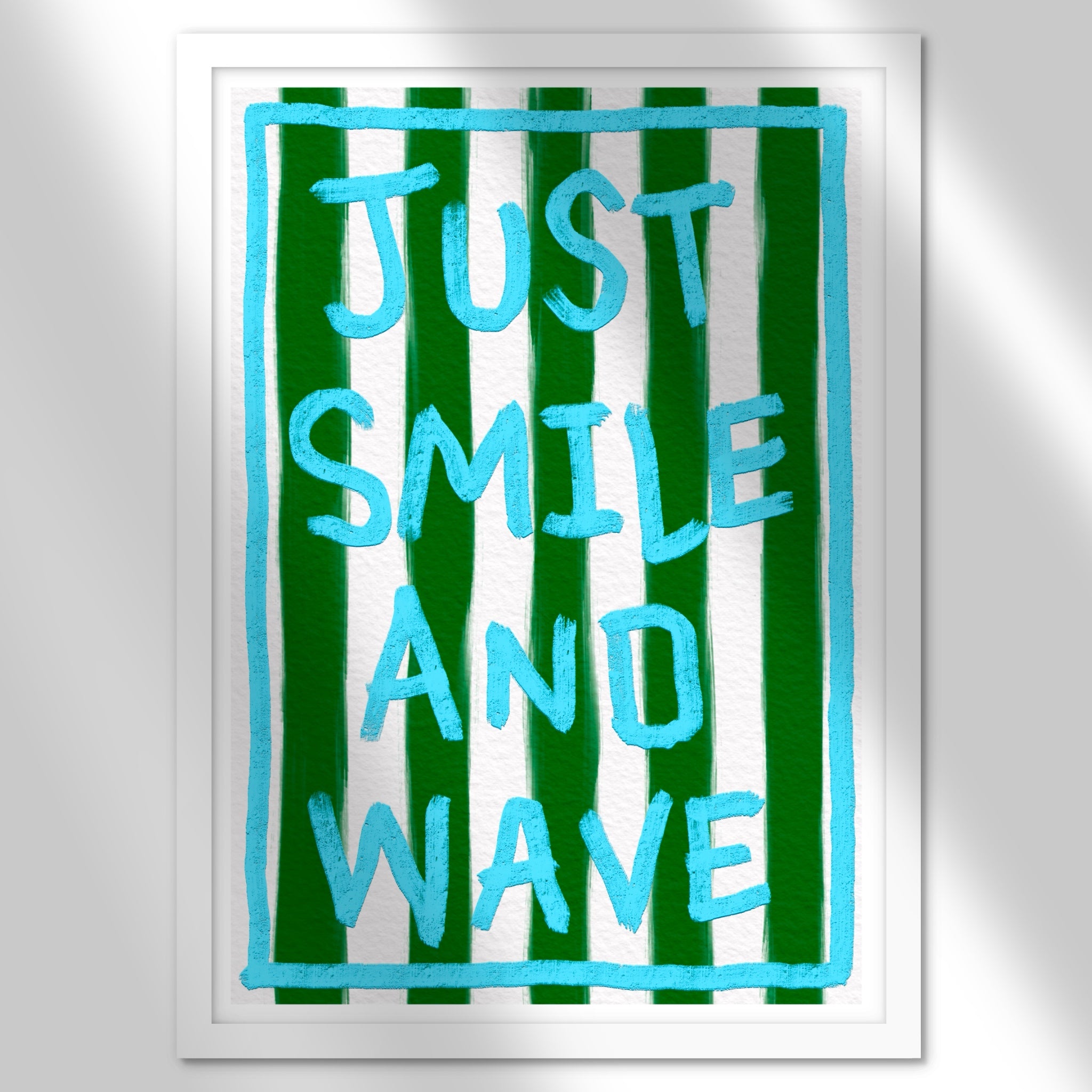 Smile And Wave - Art Print
