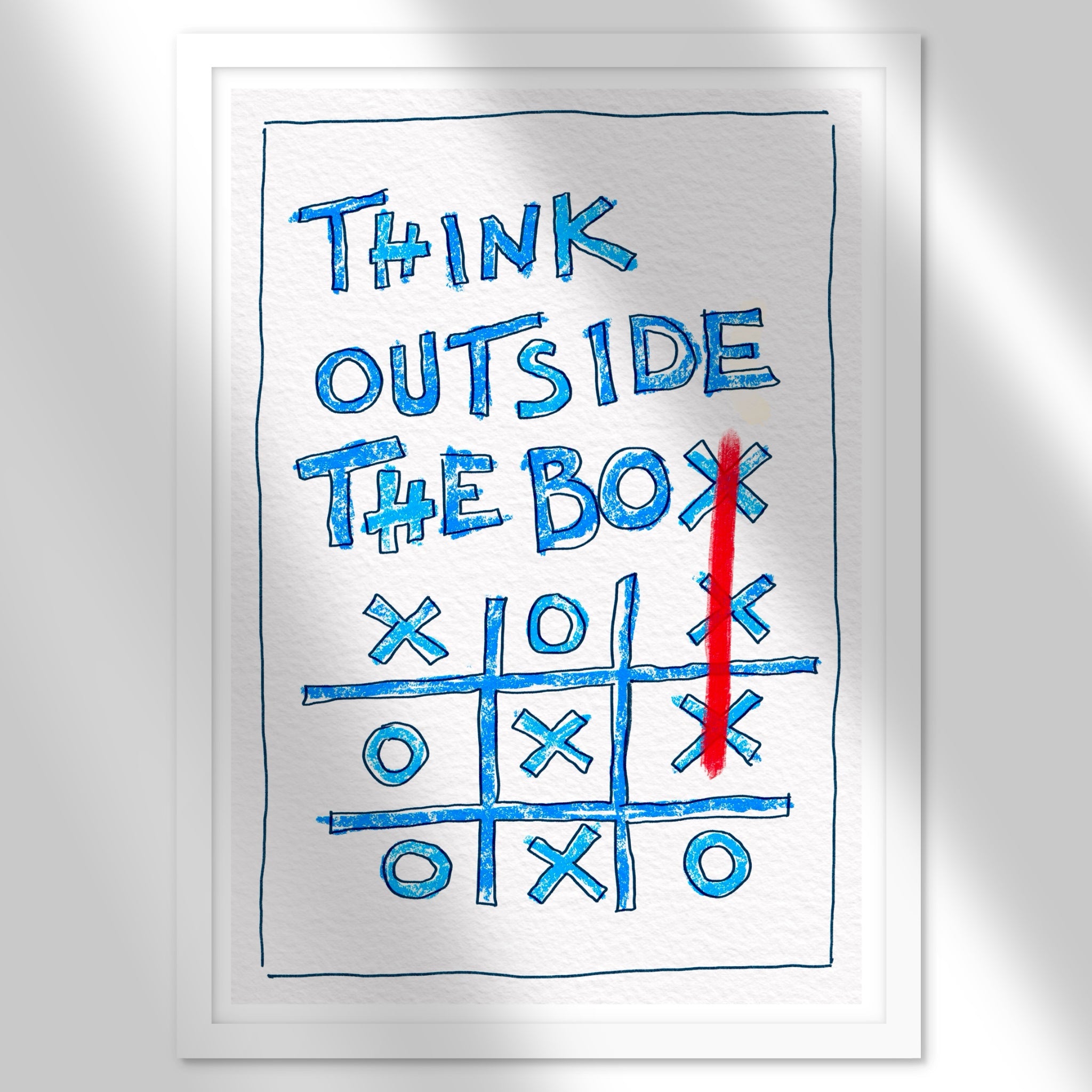 Think Outside The Box - Art Print