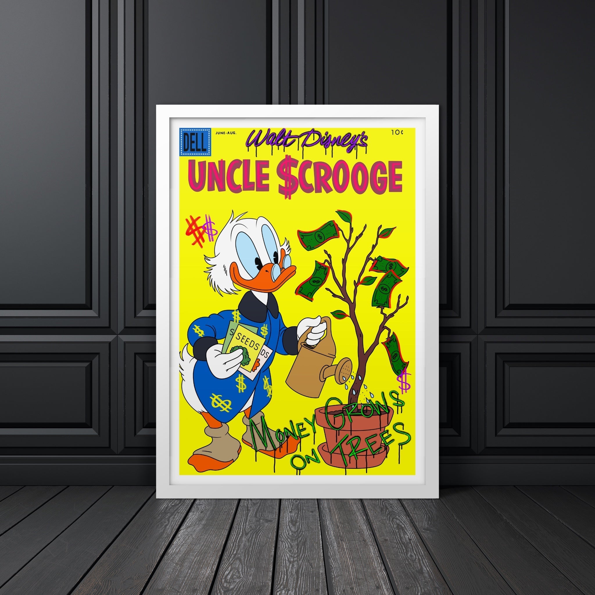 Scrooge Comic 001 Art Print
