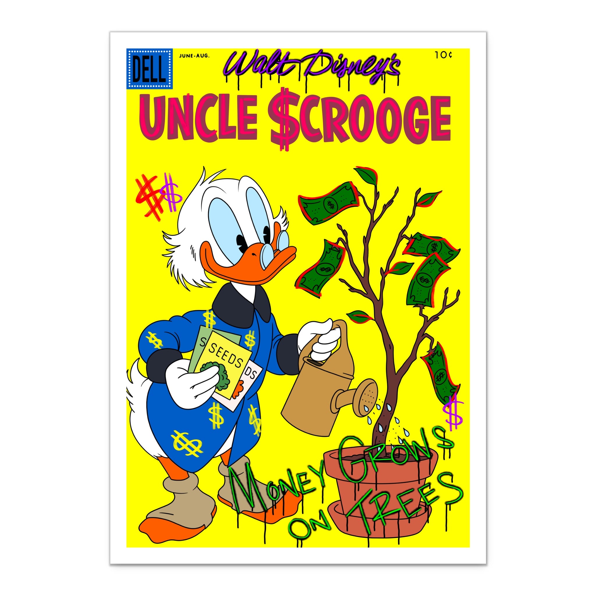 Scrooge Comic 001 Art Print