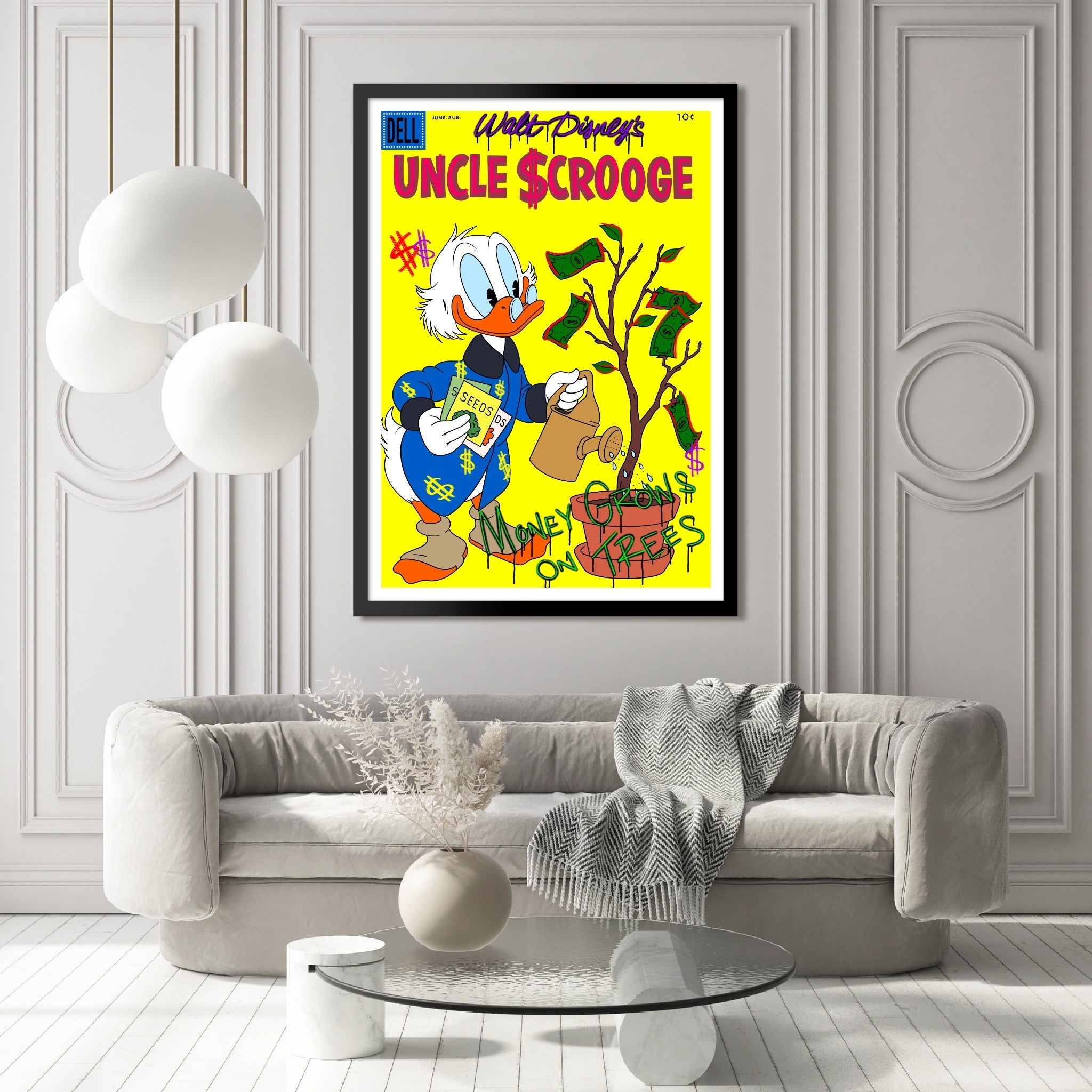 Scrooge Comic 001 Art Print