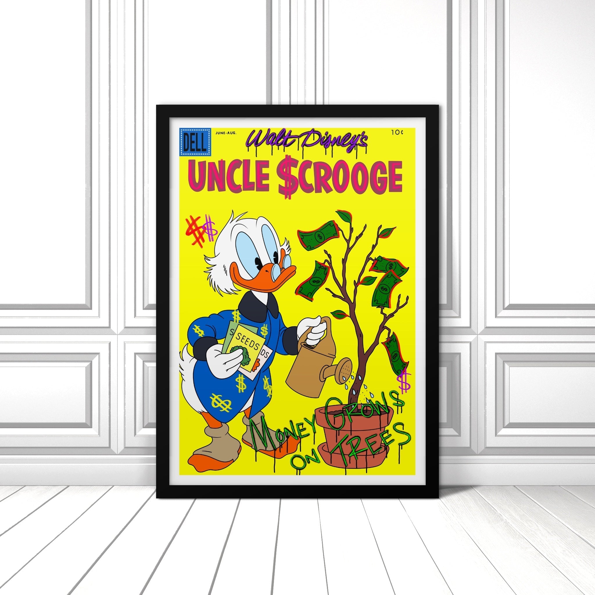 Scrooge Comic 001 Art Print