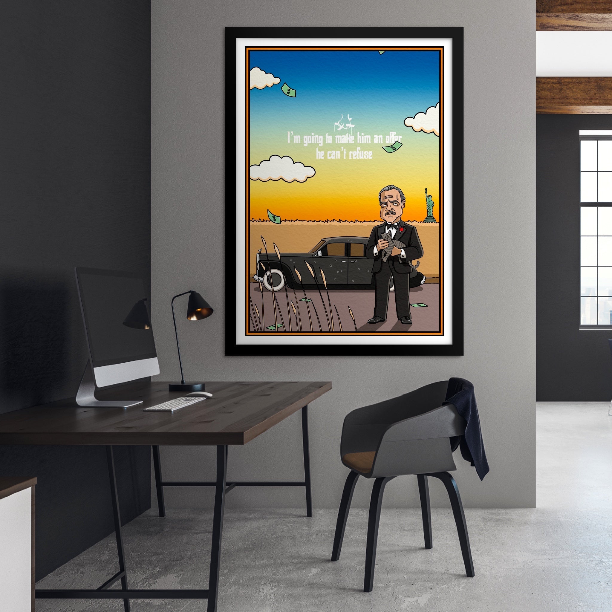 Godfather 001 Art Print