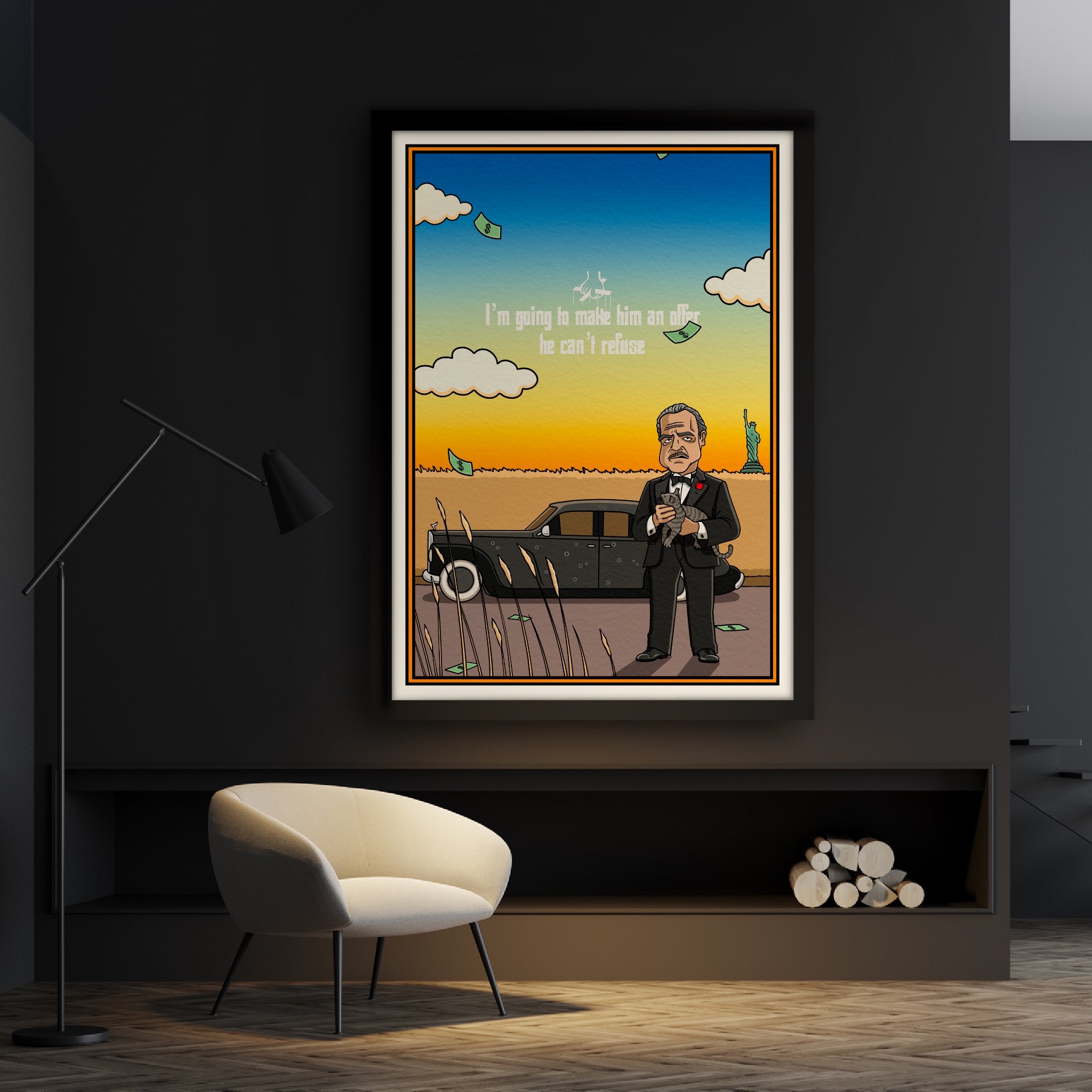 Godfather 001 Art Print