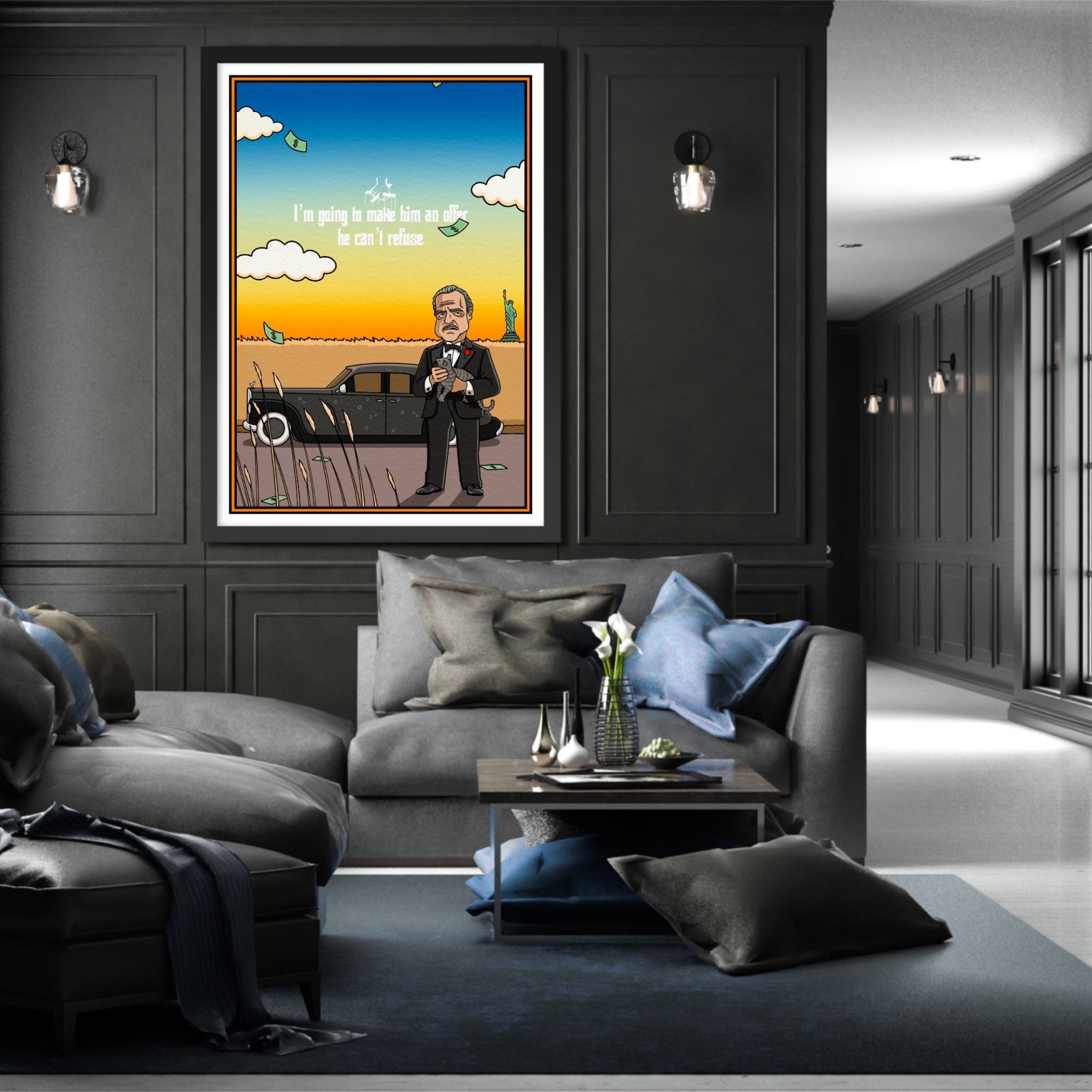 Godfather 001 Art Print