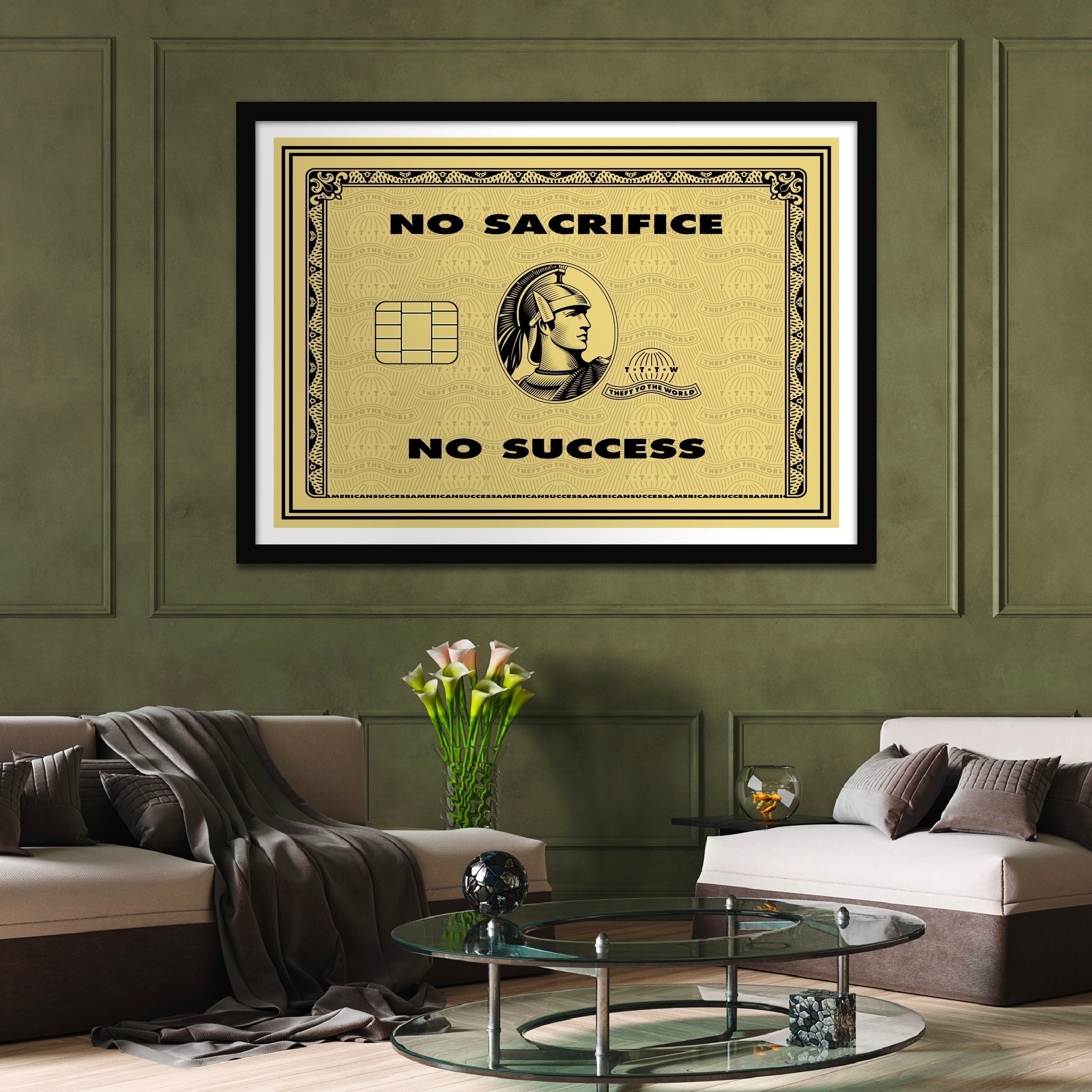 No Sacrifice, No Success 003 - Art Print