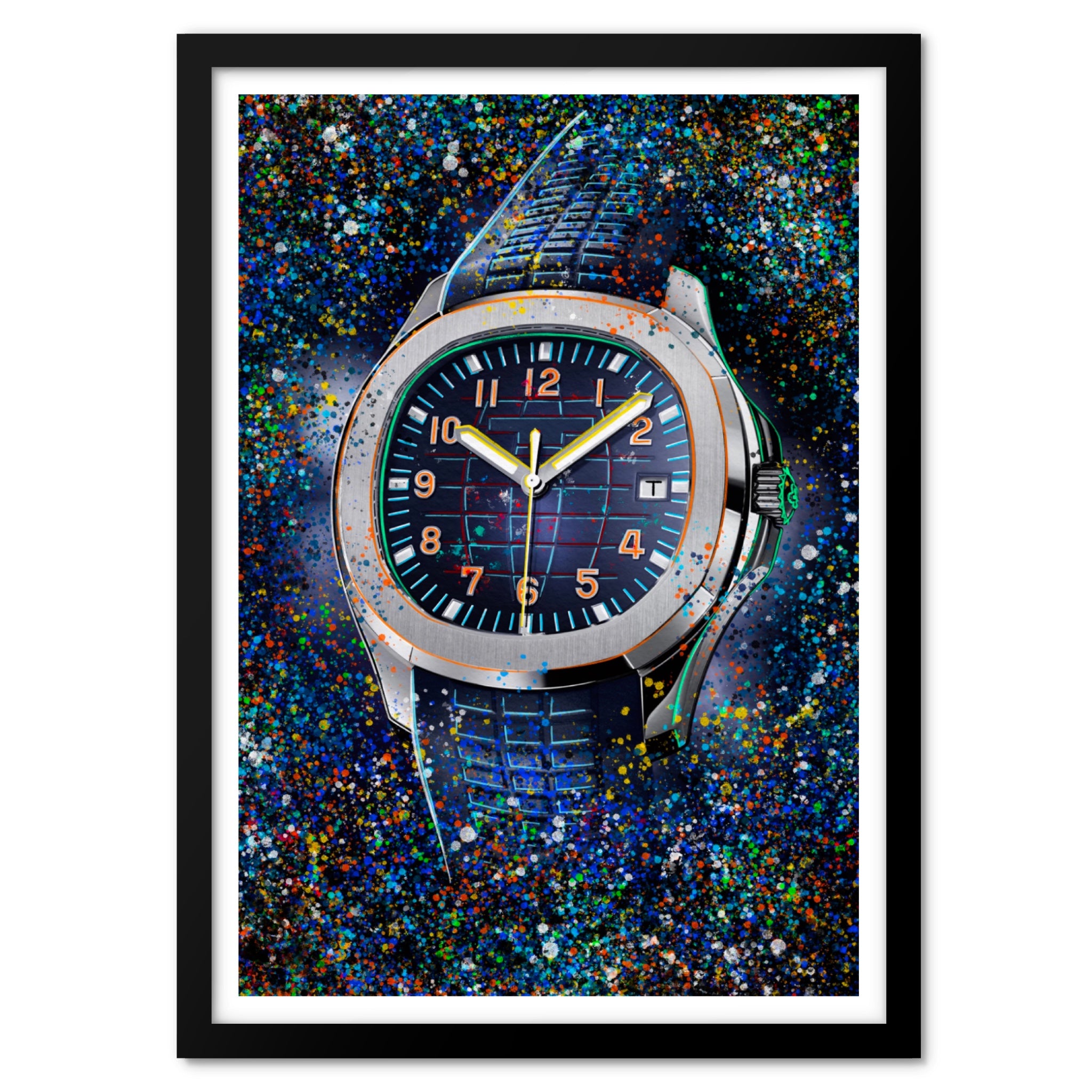 Blue Face Patek Art Print