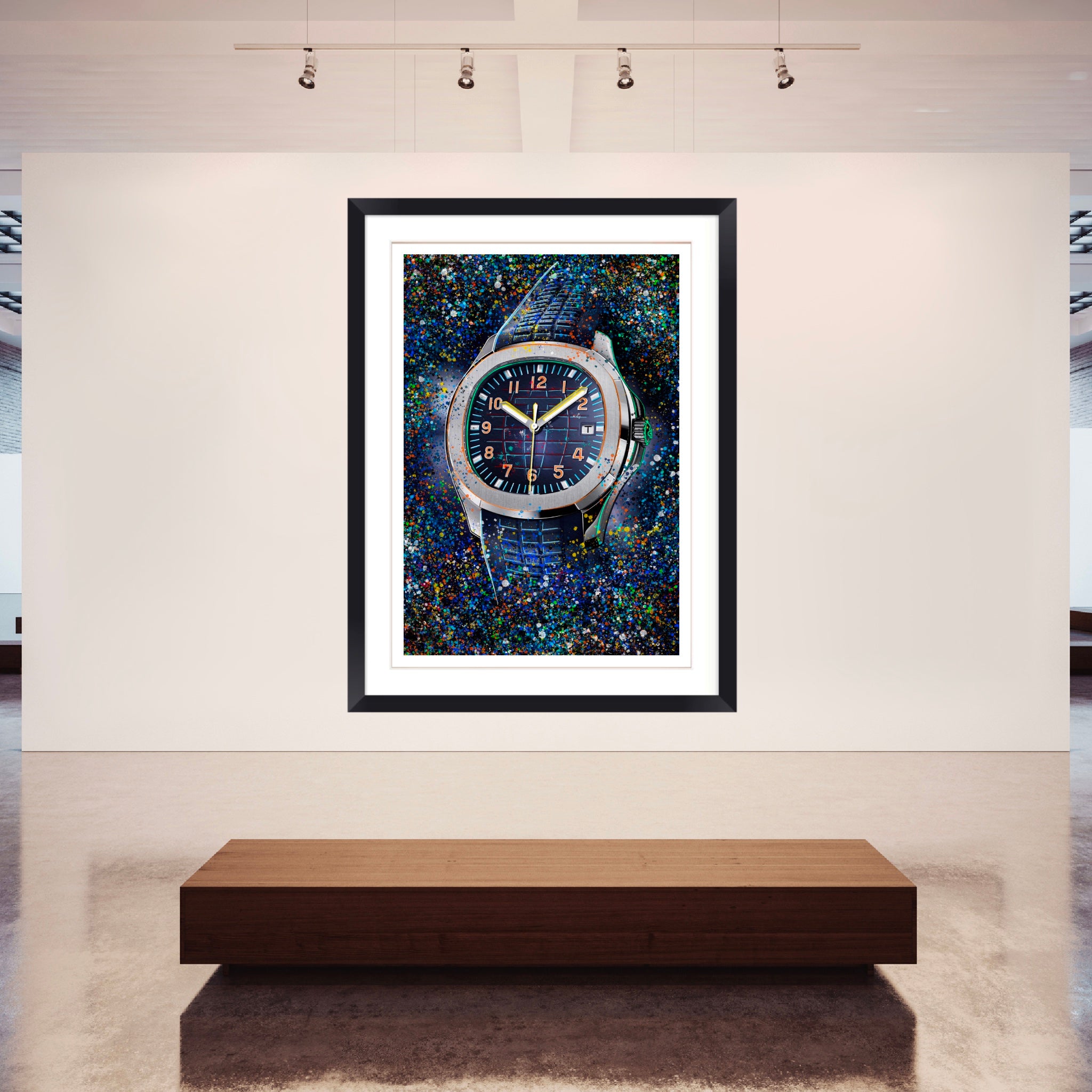 Blue Face Patek Art Print