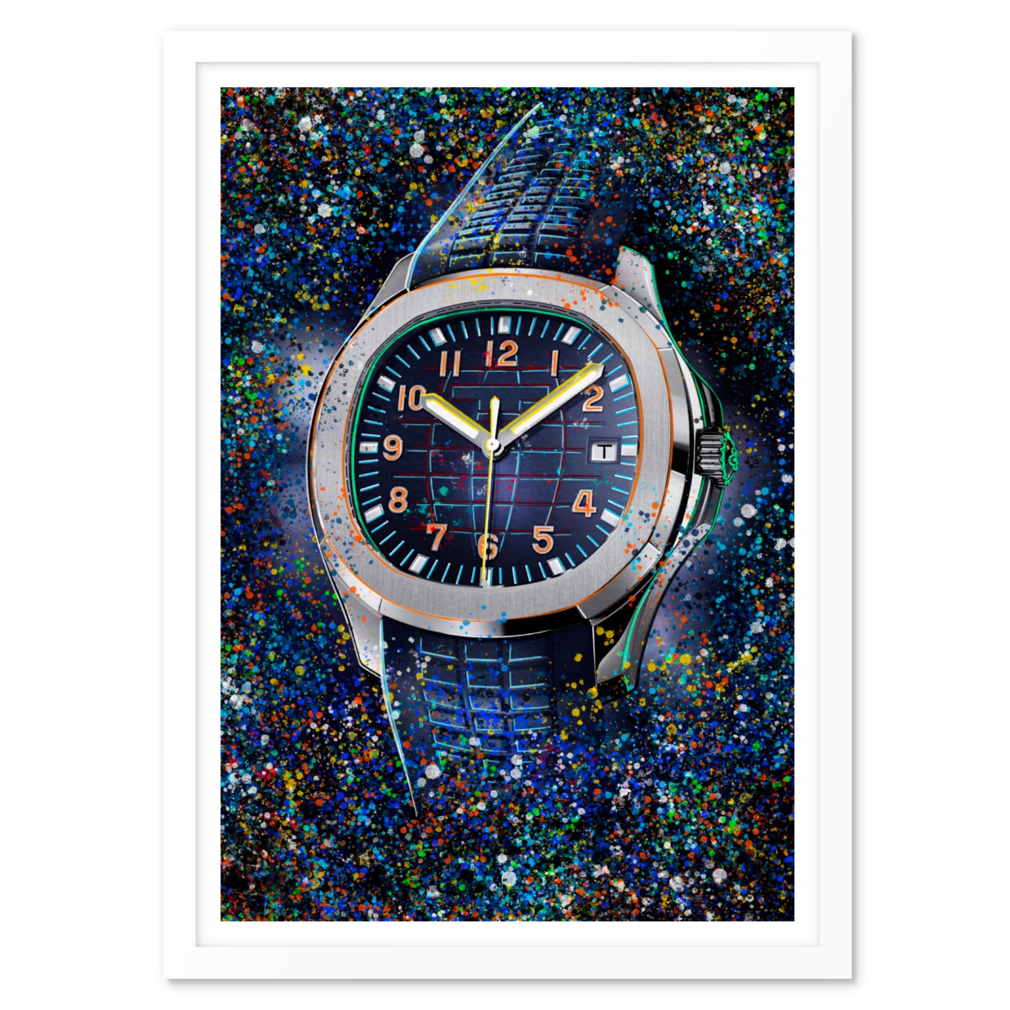 Blue Face Patek Art Print