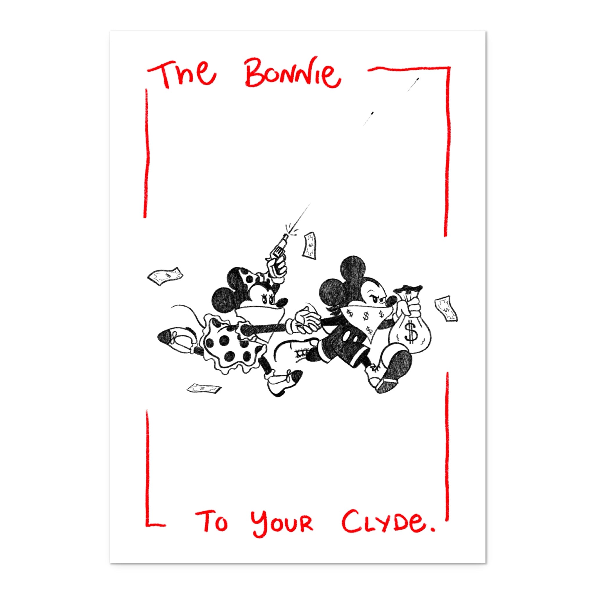 Bonnie & Clyde - Art Print