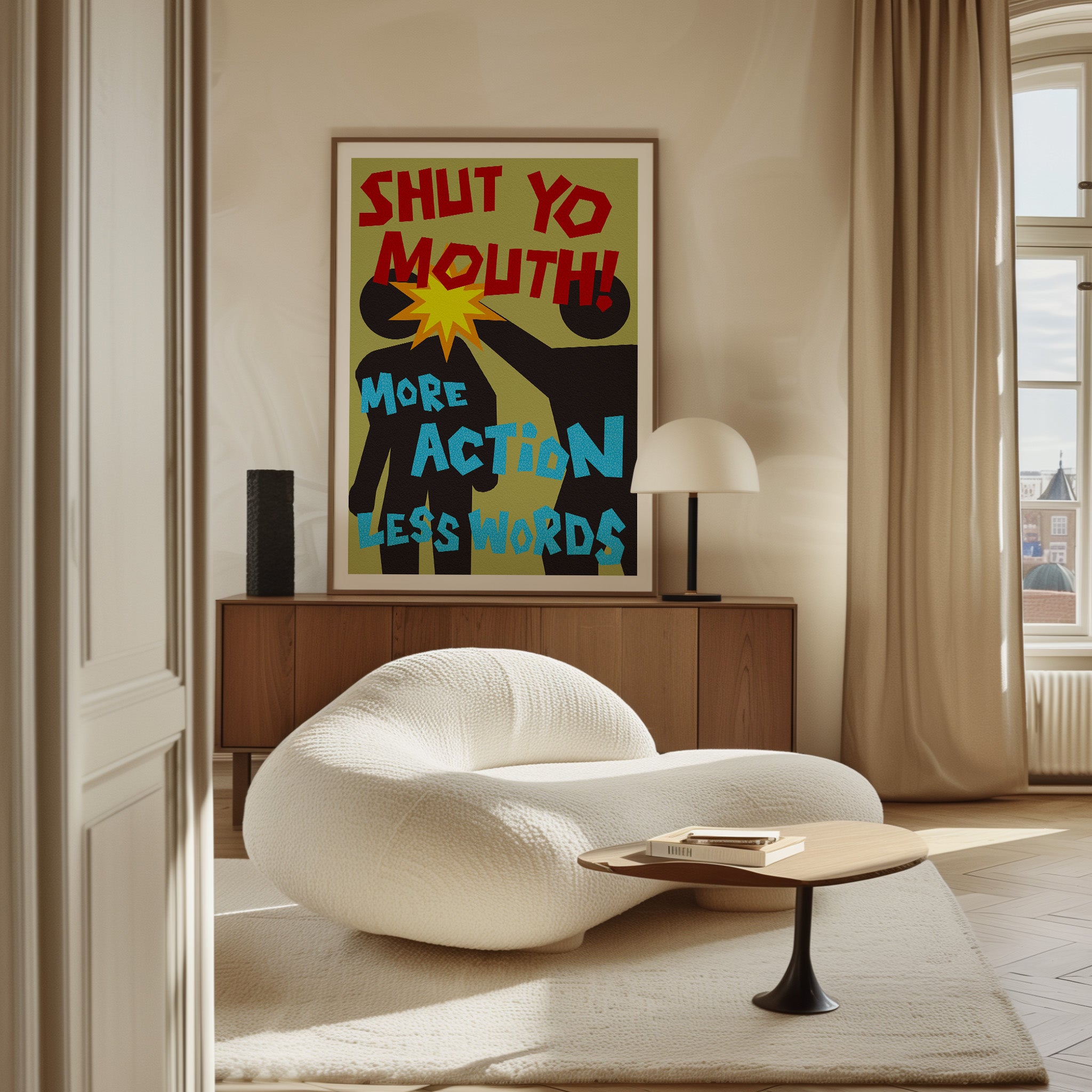 Less Words - Art Print