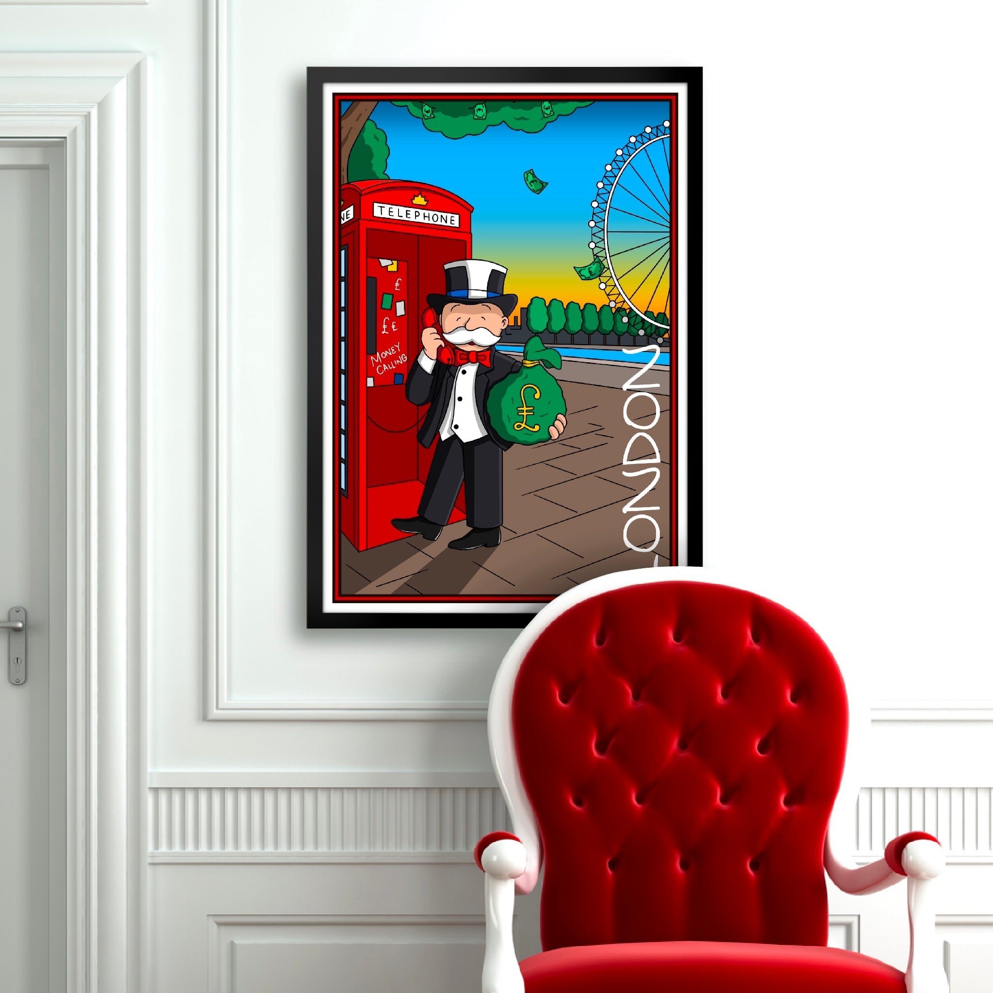 London Monop Art Print