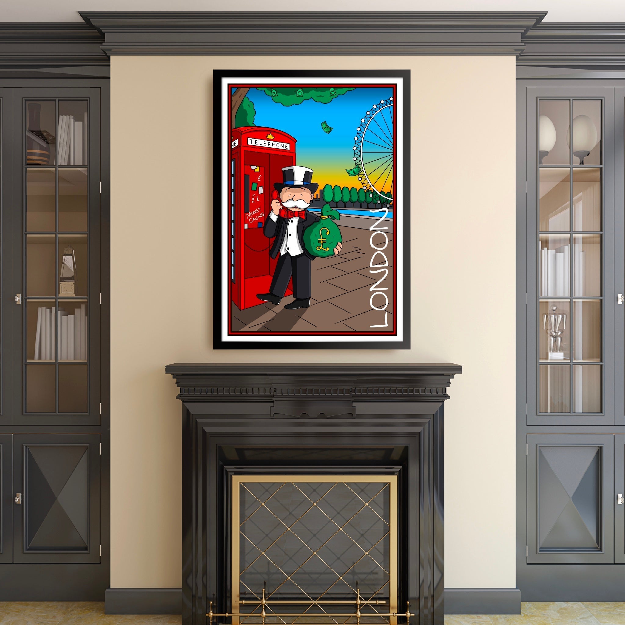 London Monop Art Print