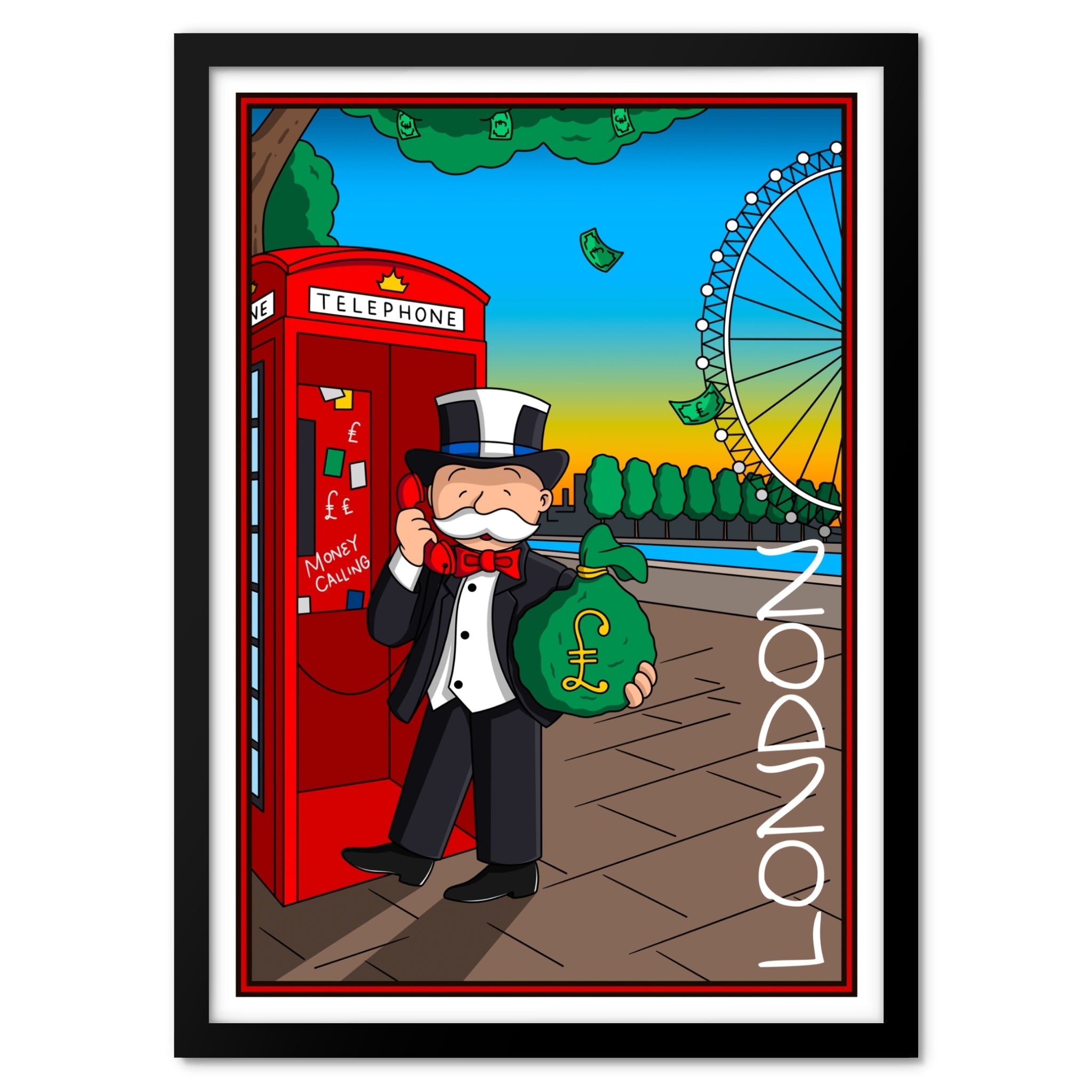 London Monop Art Print