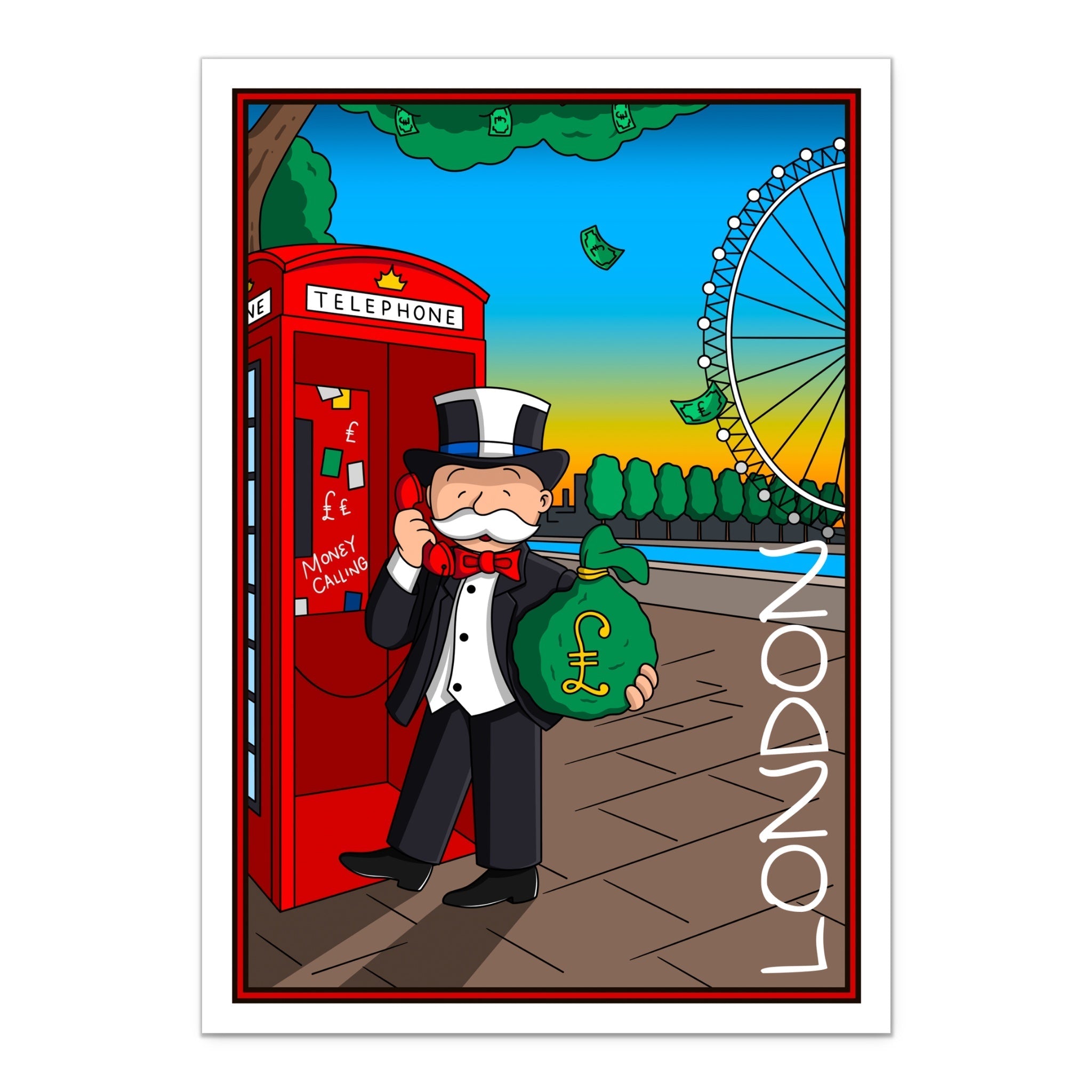 London Monop Art Print