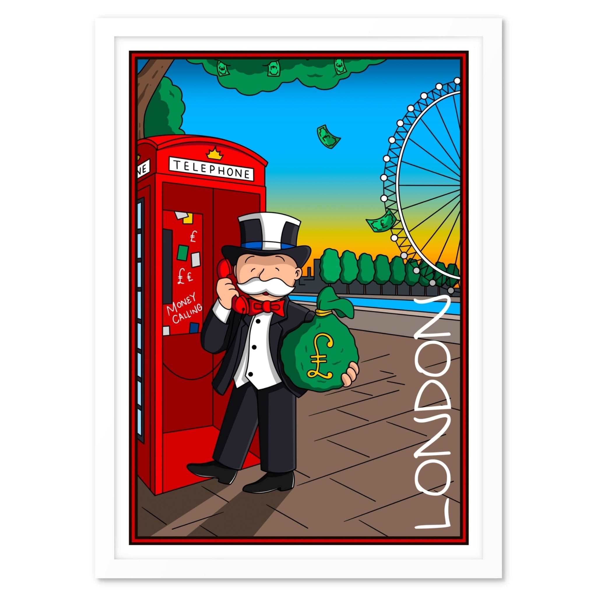 London Monop Art Print